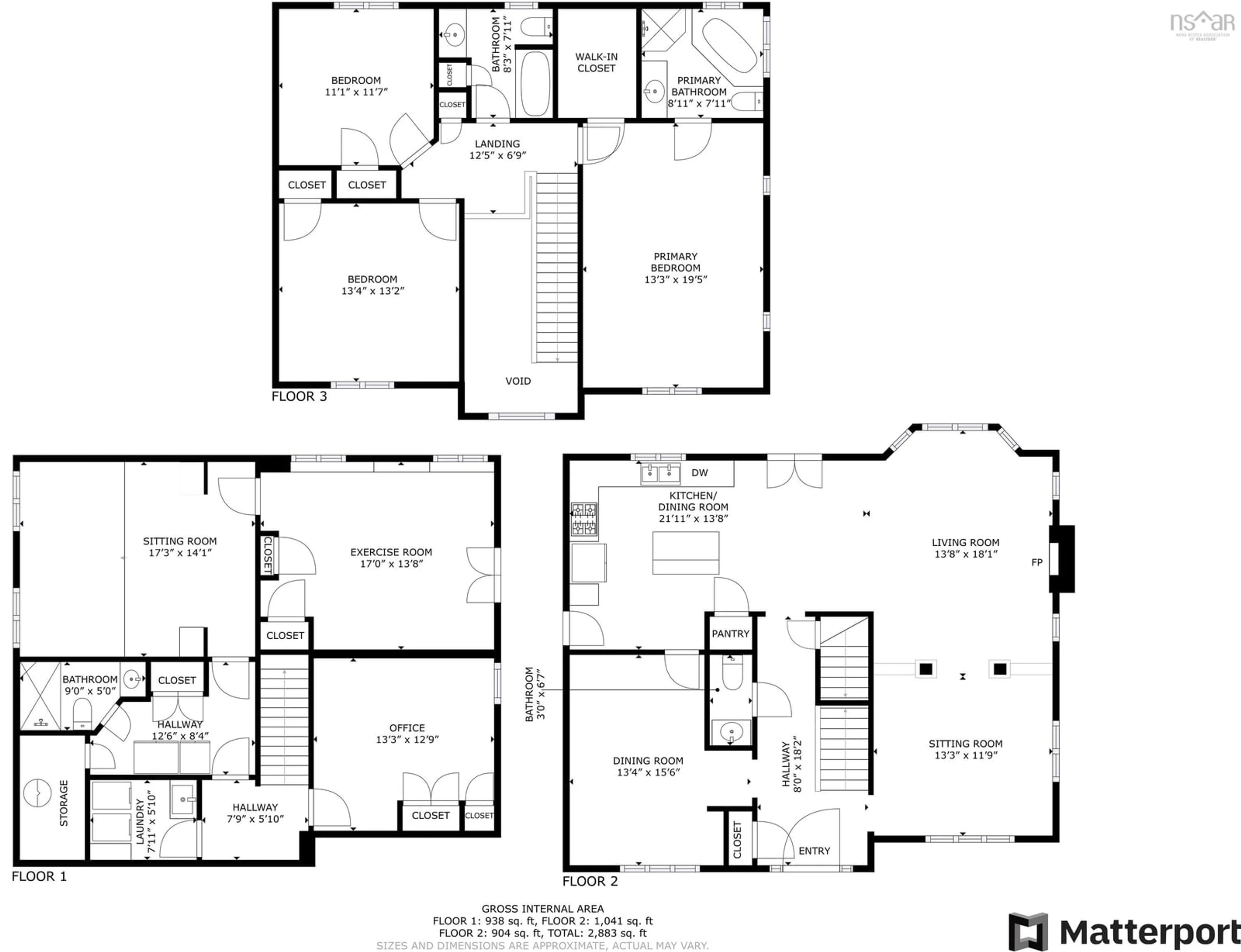 Floor plan for 51 Lexington Crt, Stillwater Lake Nova Scotia B3Z 1N2