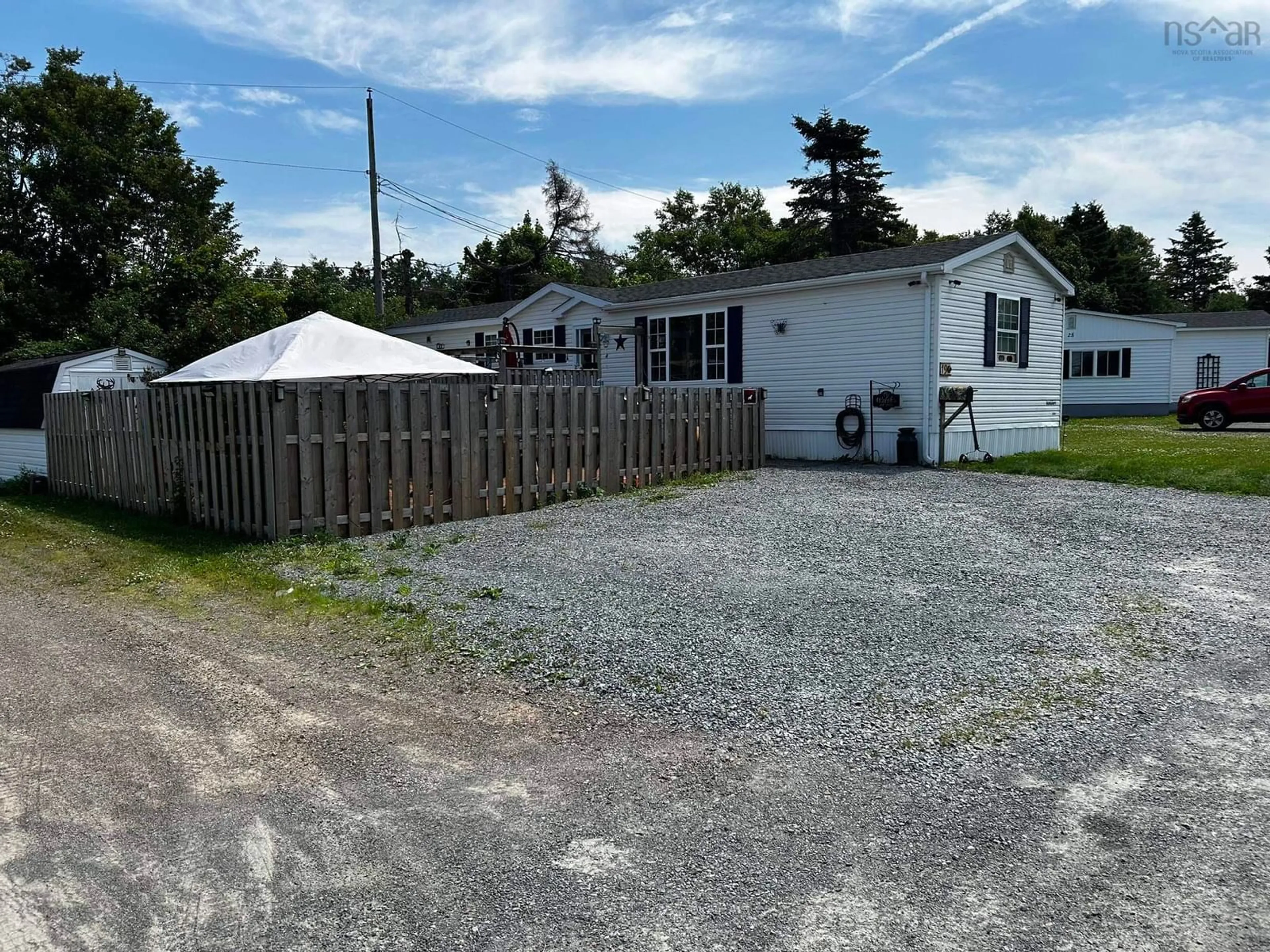 Fenced yard for 19 Kevin Crt, Bible Hill Nova Scotia B2N 6Y8