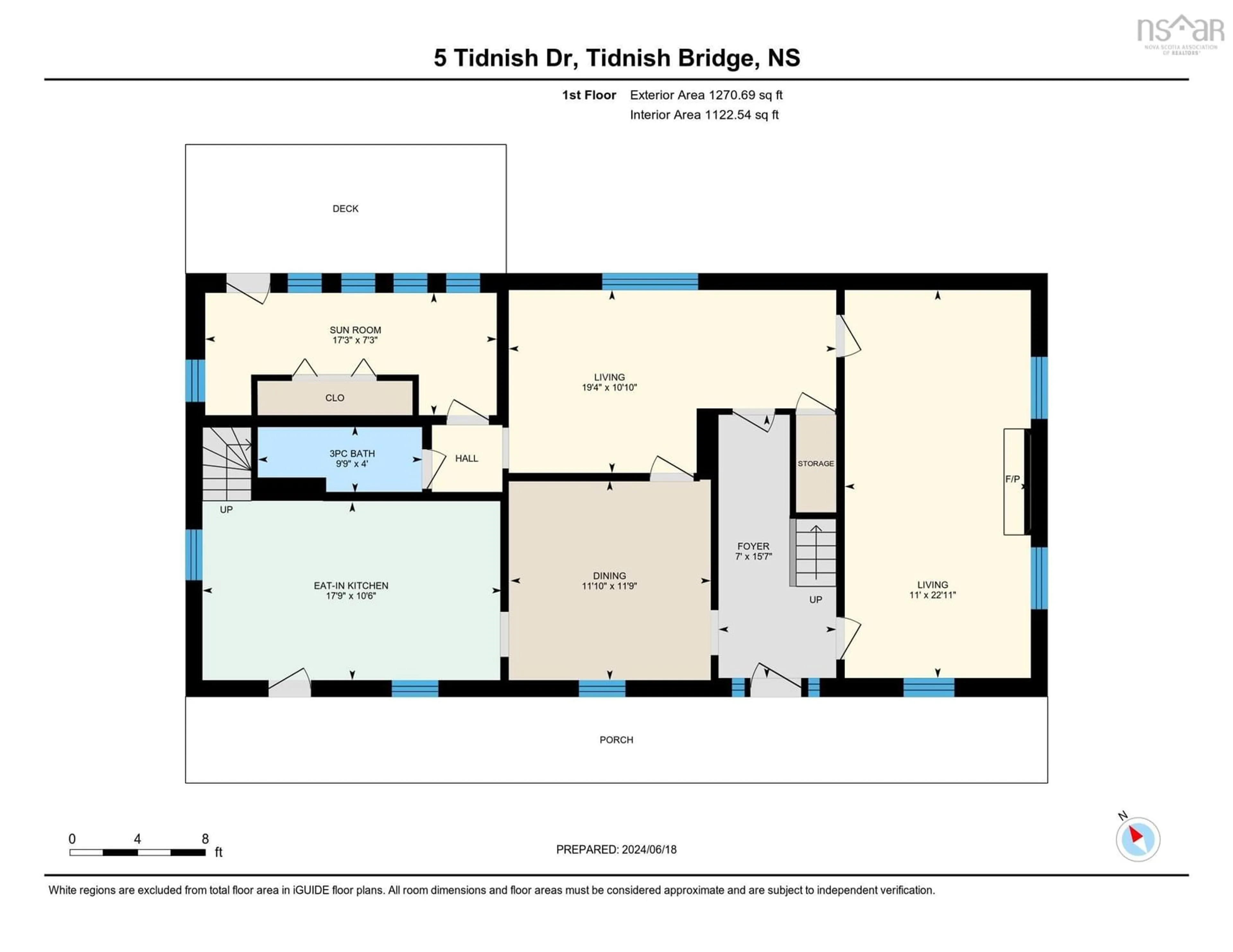Floor plan for 5 Tidnish Dr, Tidnish Bridge Nova Scotia B4H 3X9