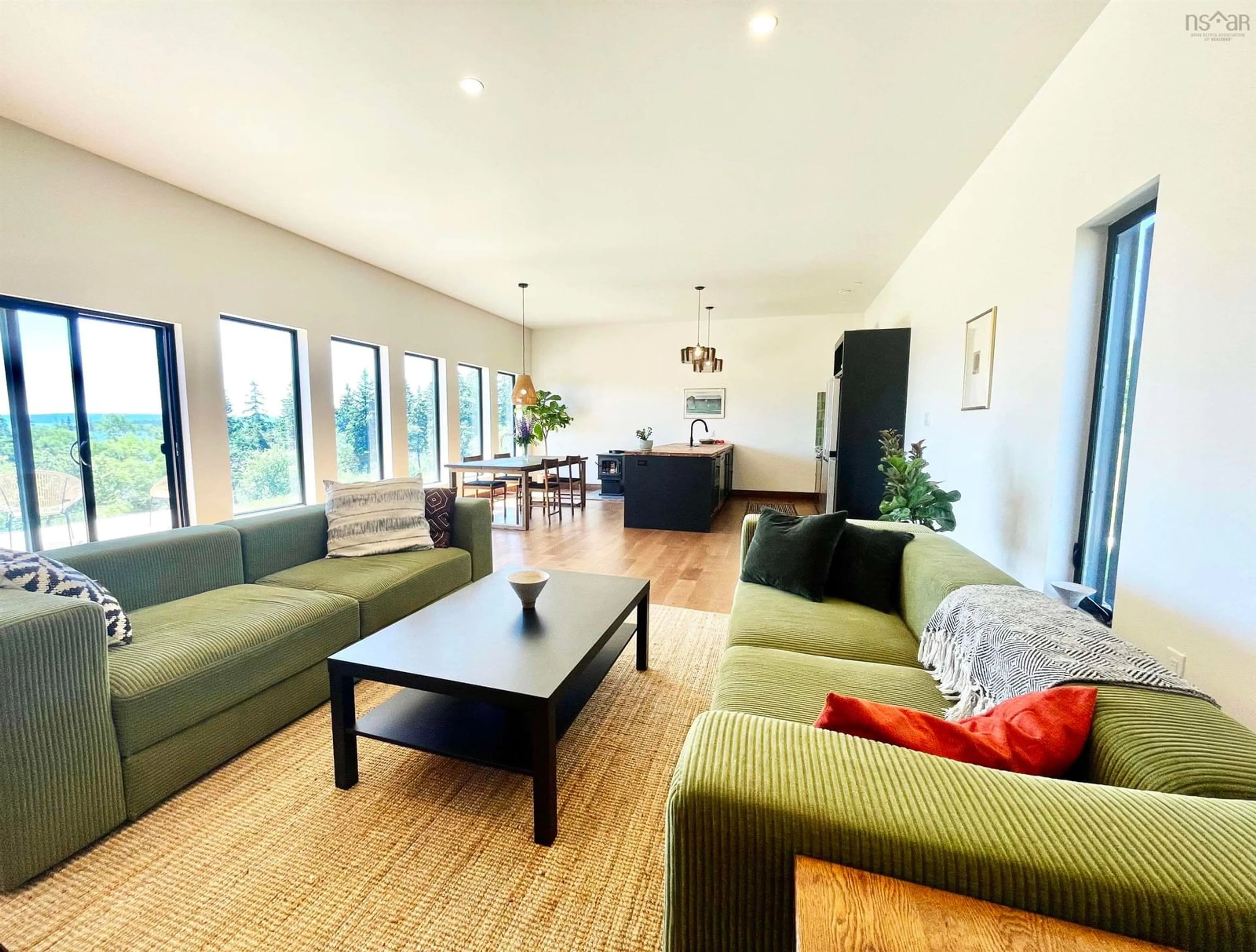 Living room, wood floors for 1494 Big Harbour Island Rd, Big Harbour Island Nova Scotia B0E 2Y0