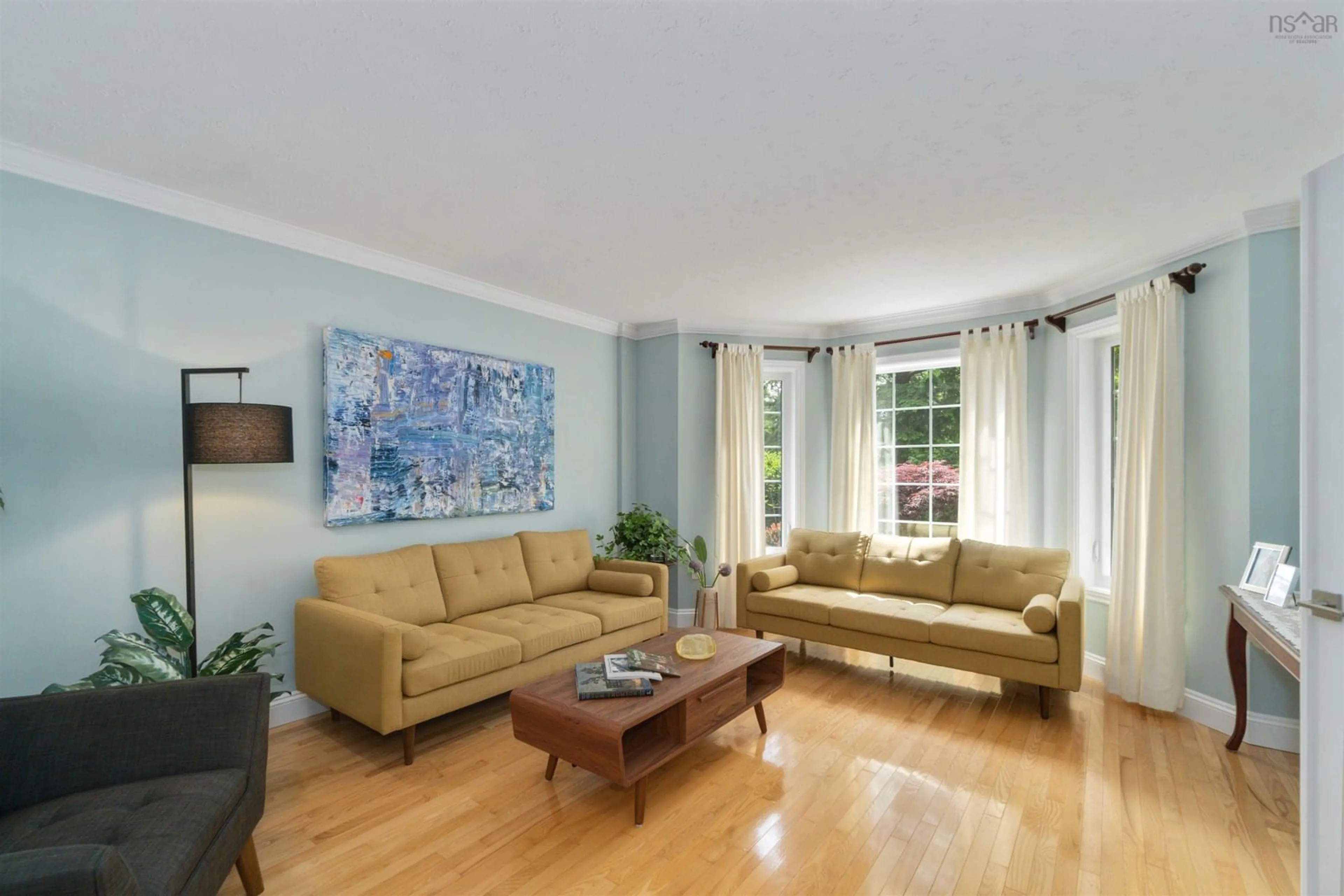 Living room, wood floors for 7 Holly Lane, Dartmouth Nova Scotia B2X 3S1