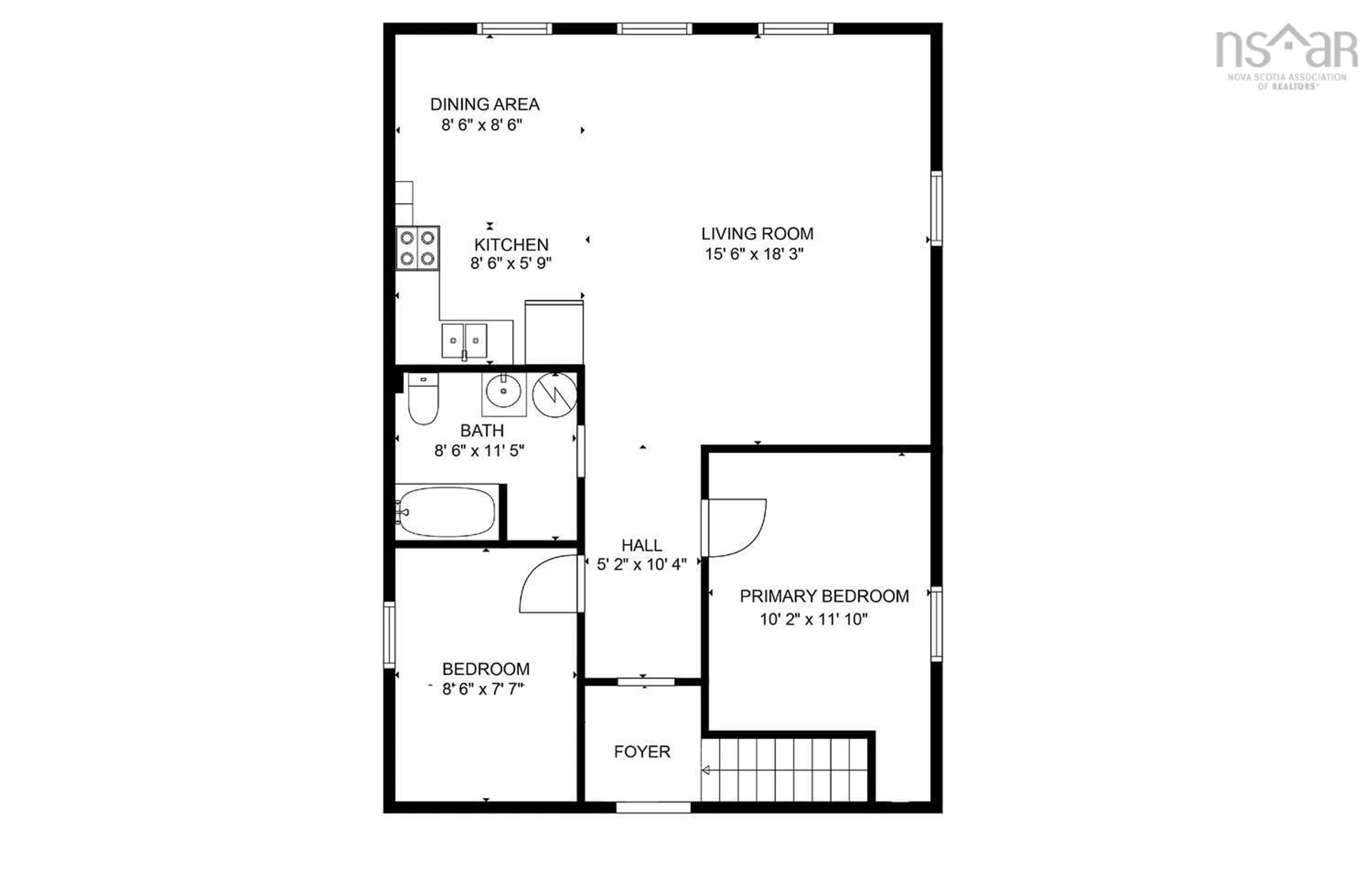 Floor plan for 1078 Parker Mountain Rd, Annapolis Valley Nova Scotia B0S 1A0