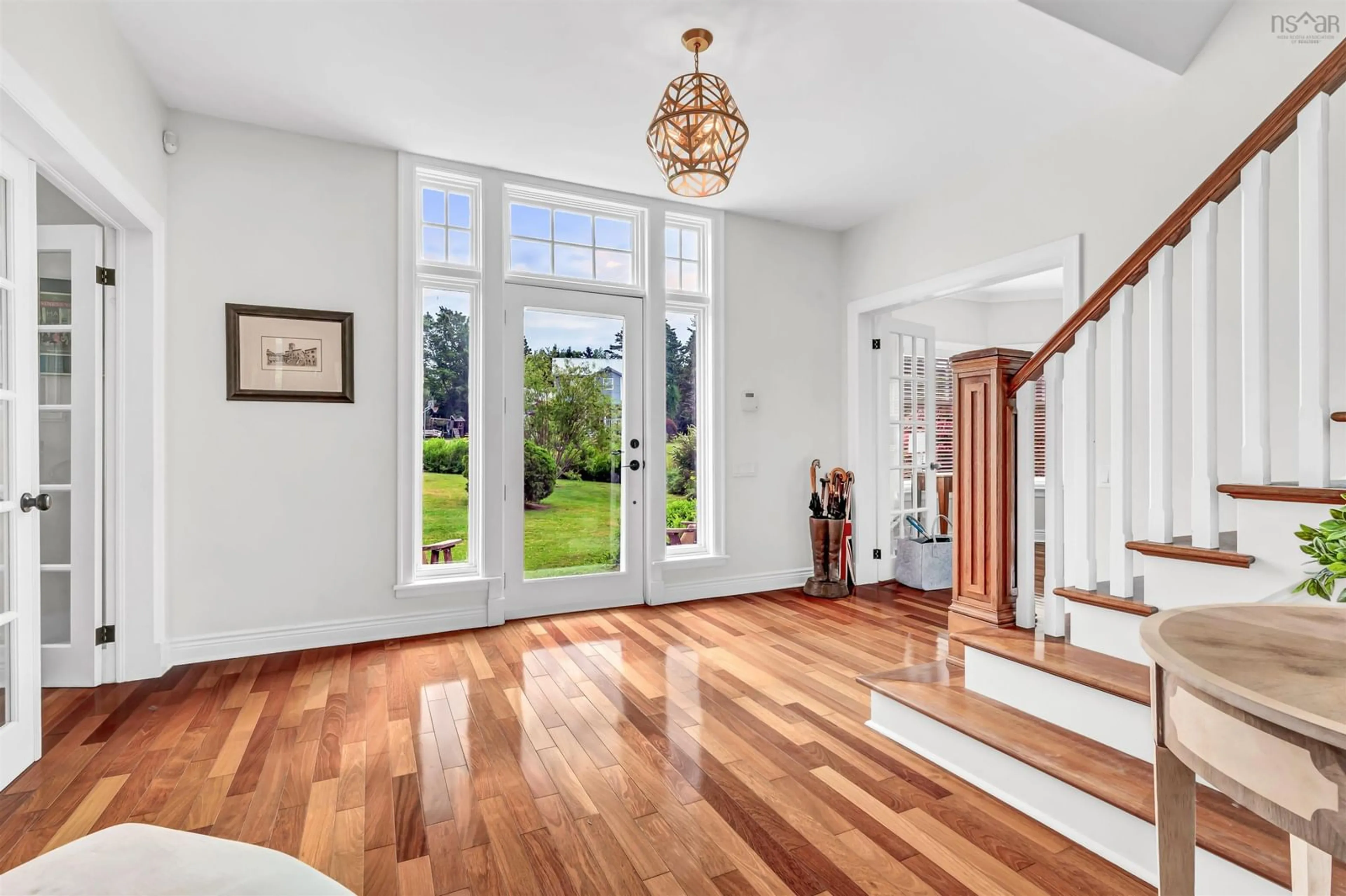 Indoor foyer, wood floors for 22 Foxberry Hill, Glen Haven Nova Scotia B3Z 2W1