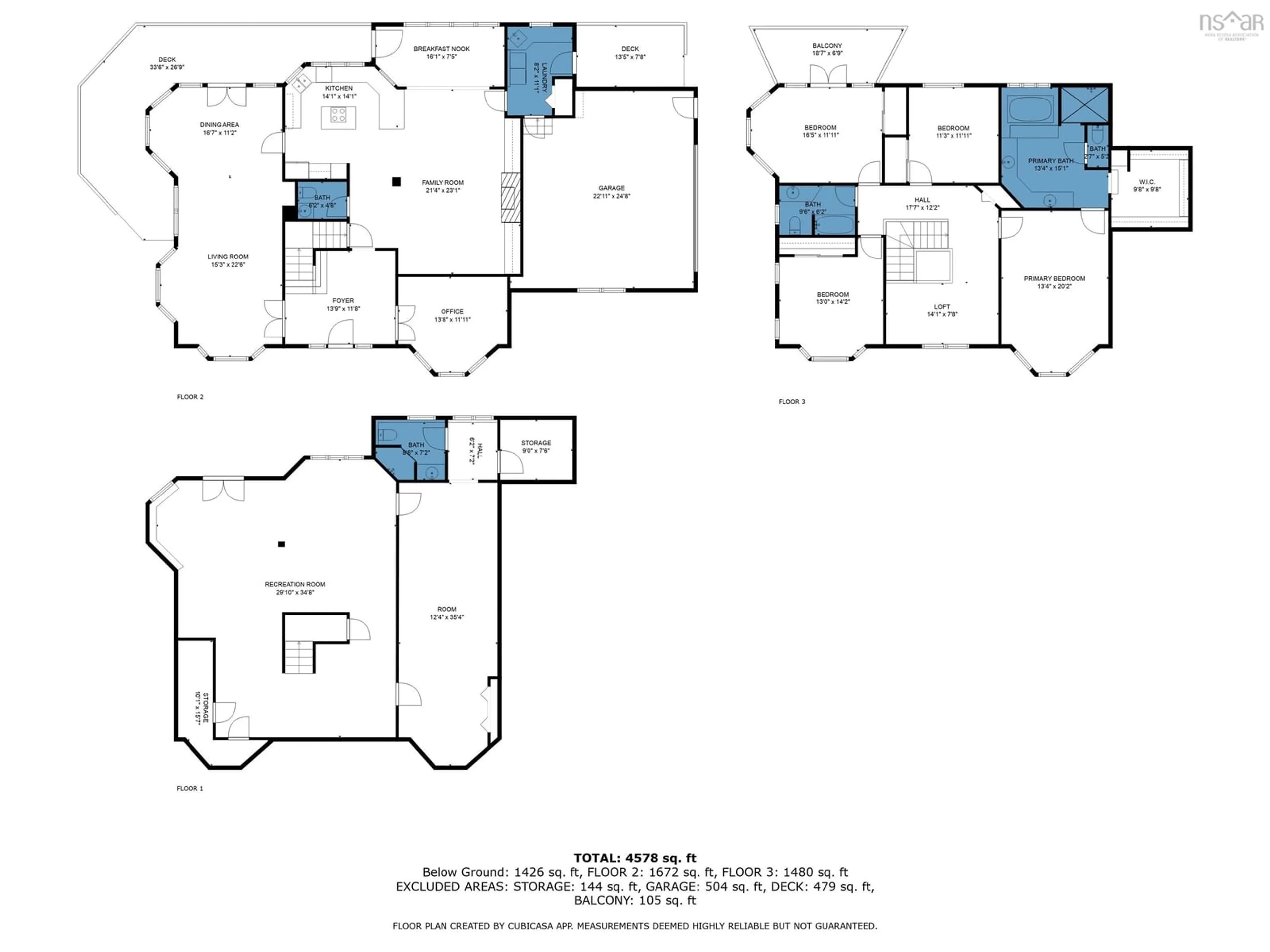 Floor plan for 22 Foxberry Hill, Glen Haven Nova Scotia B3Z 2W1
