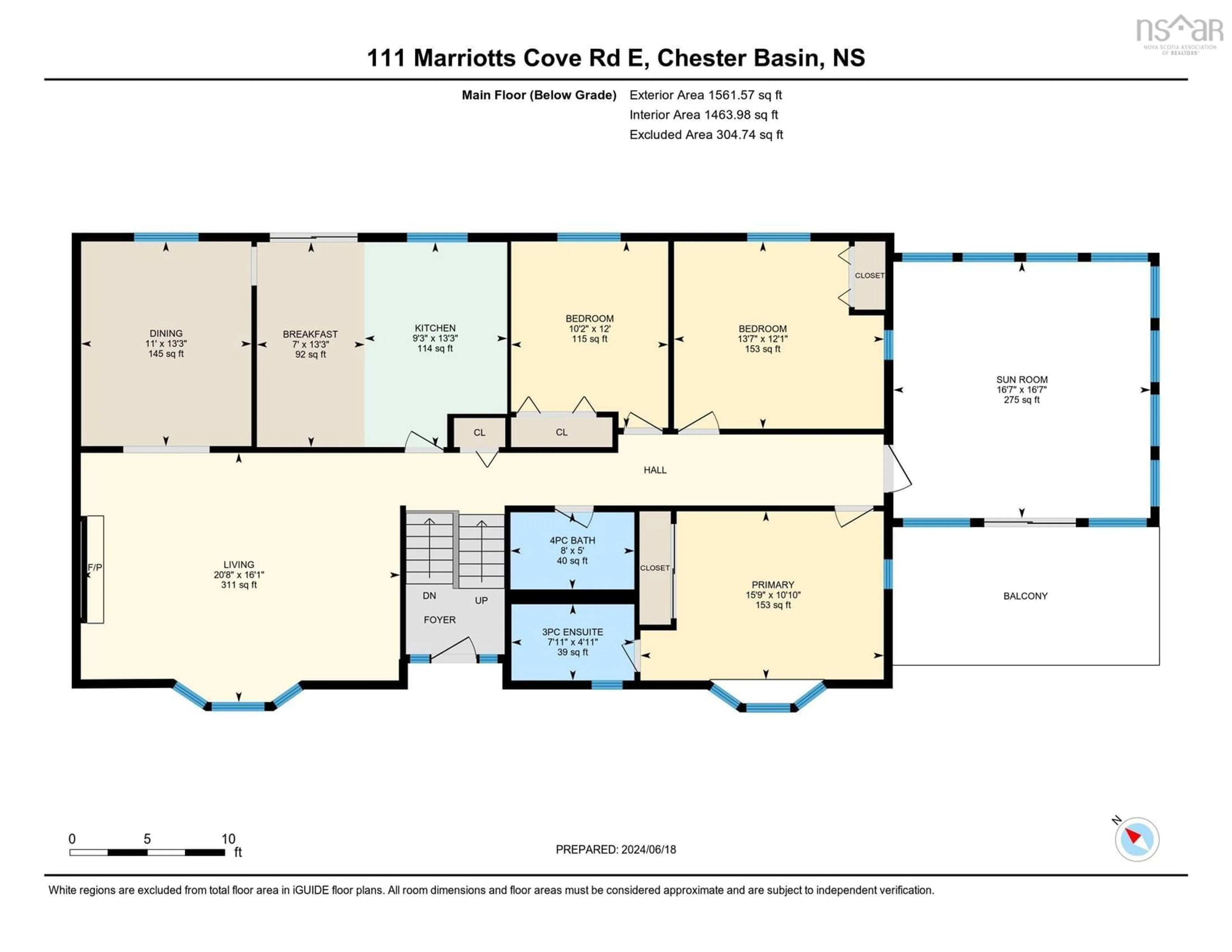 Floor plan for 111 Marriotts Cove Rd, Marriotts Cove Nova Scotia B0J 1K0