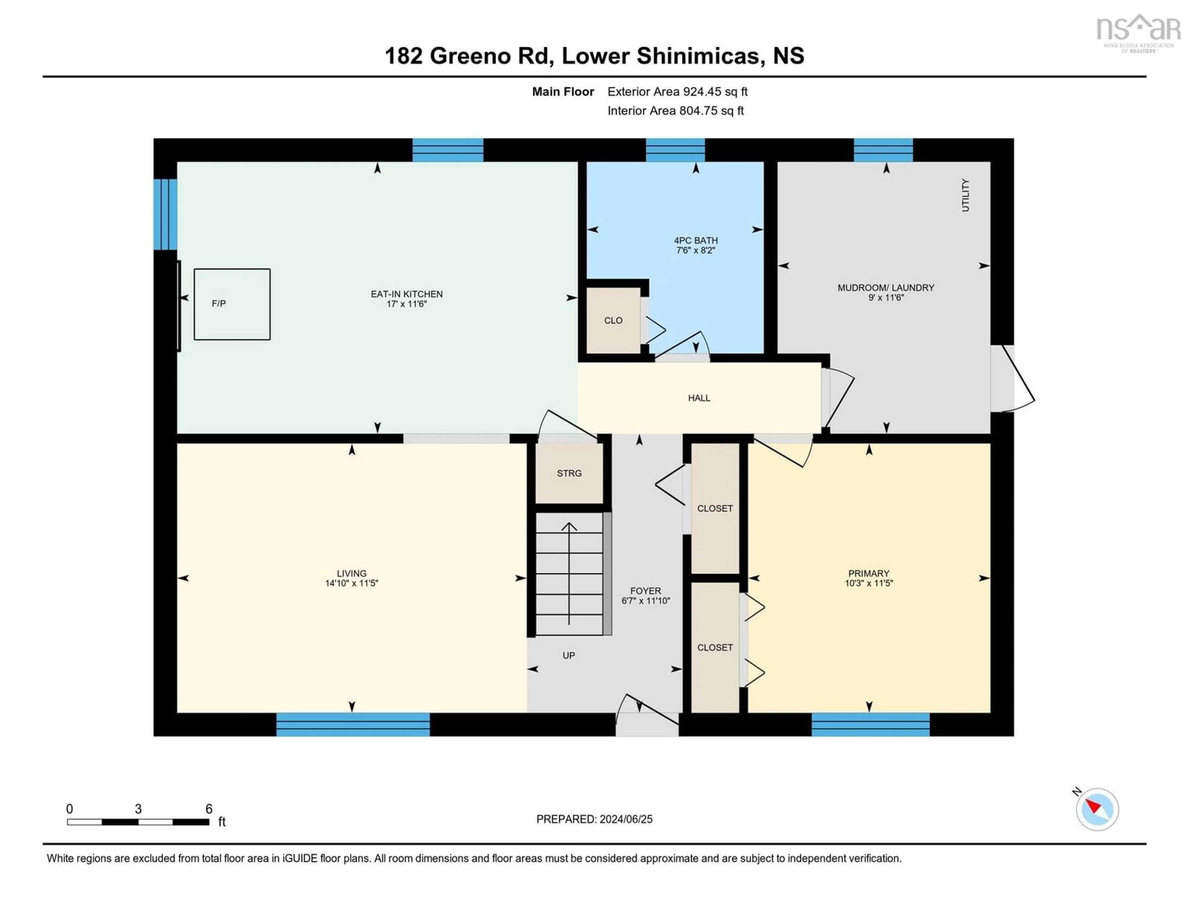 Floor plan for 182 Greeno Rd, Lower Shinimicas Nova Scotia B0L 1E0