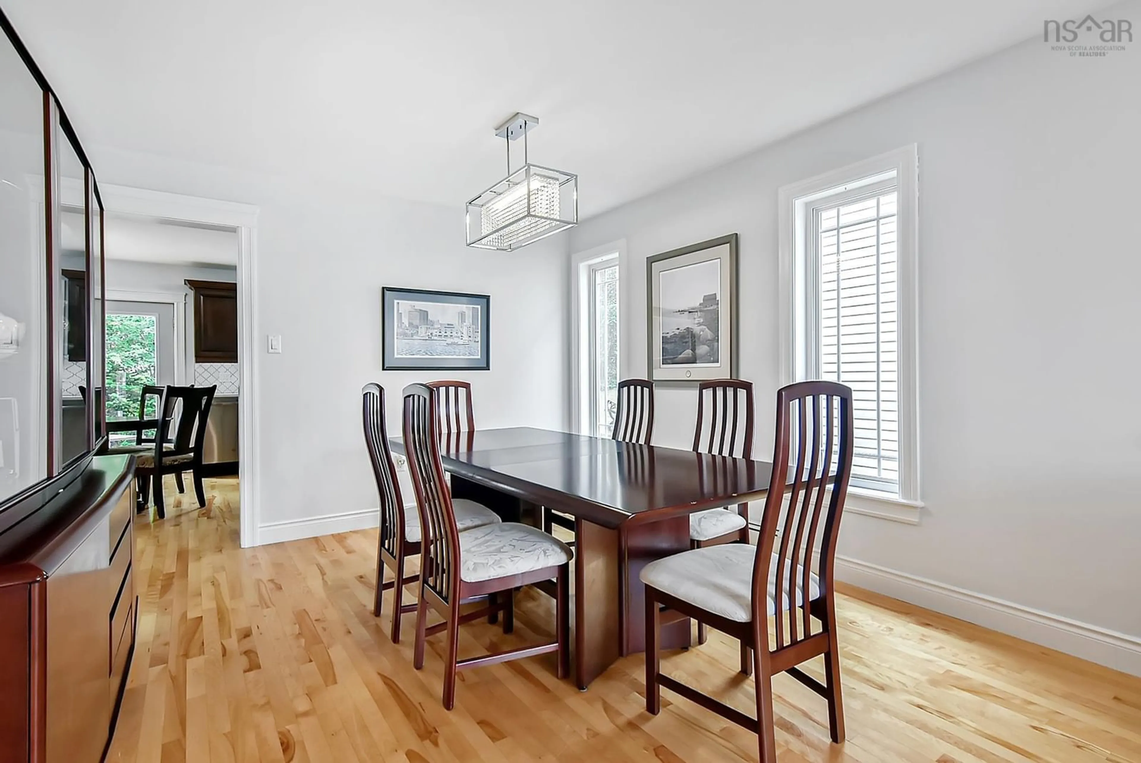 Dining room, wood floors, cottage for 71 Walter Havill Drive, Halifax Nova Scotia B3N 3L8