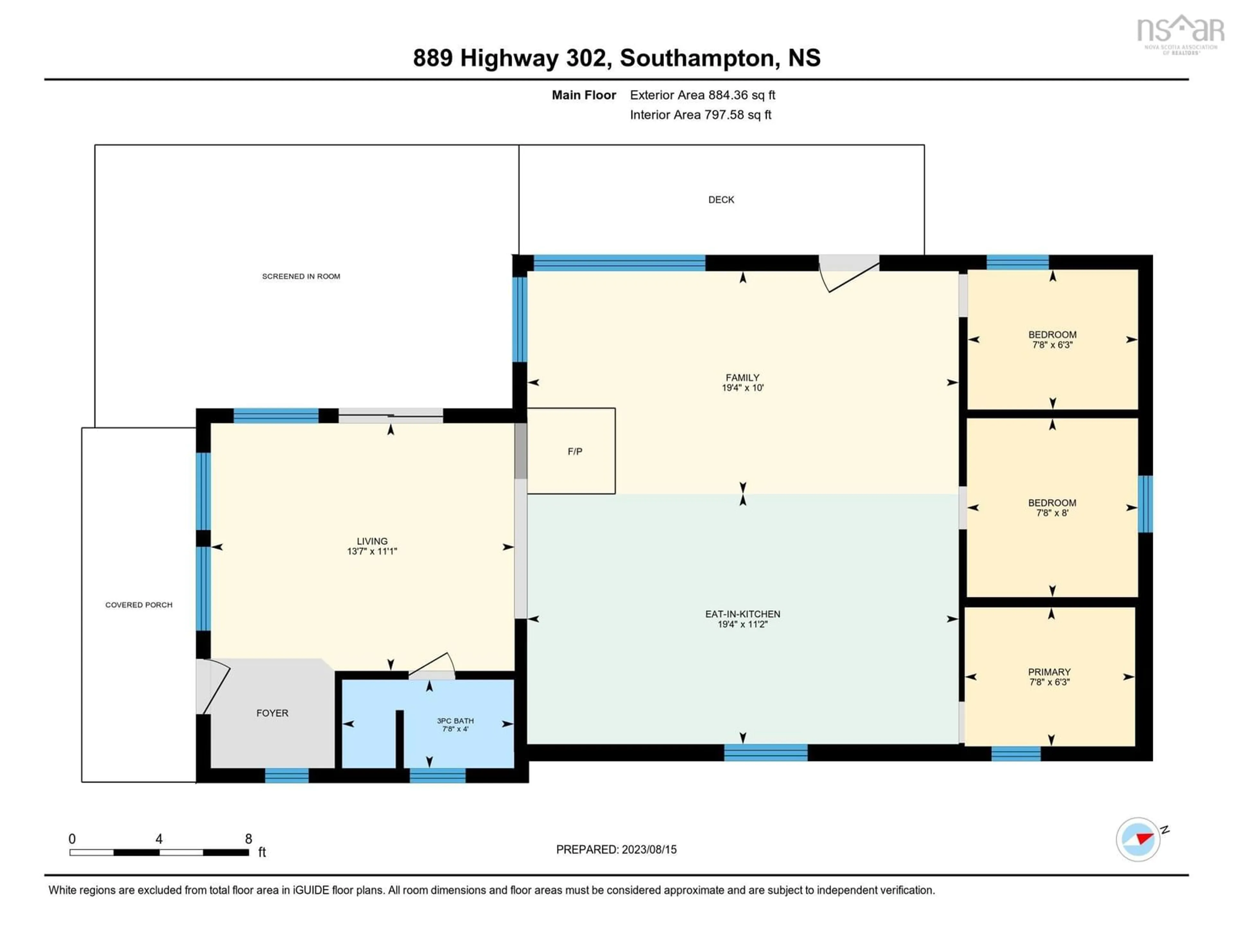 Floor plan for 889 Highway 302, South Athol Nova Scotia B0M 1W0