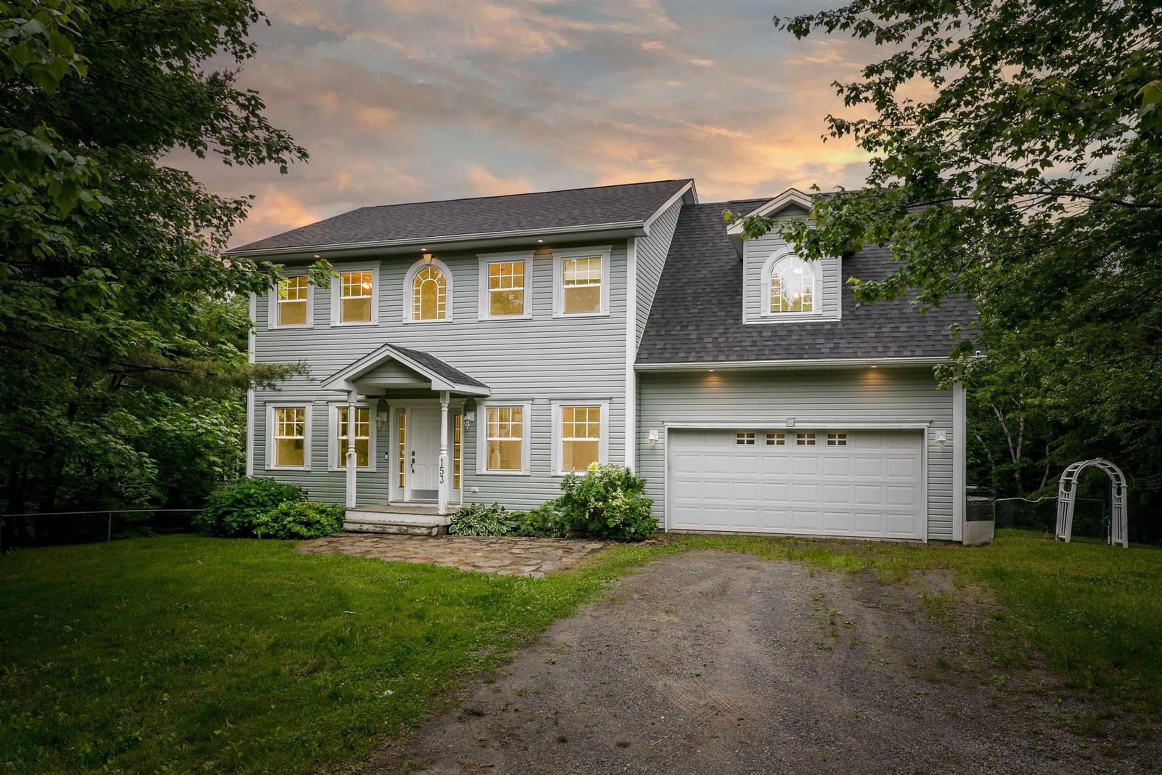 Frontside or backside of a home for 153 Abbey Rd, Stillwater Lake Nova Scotia B3Z 1R1