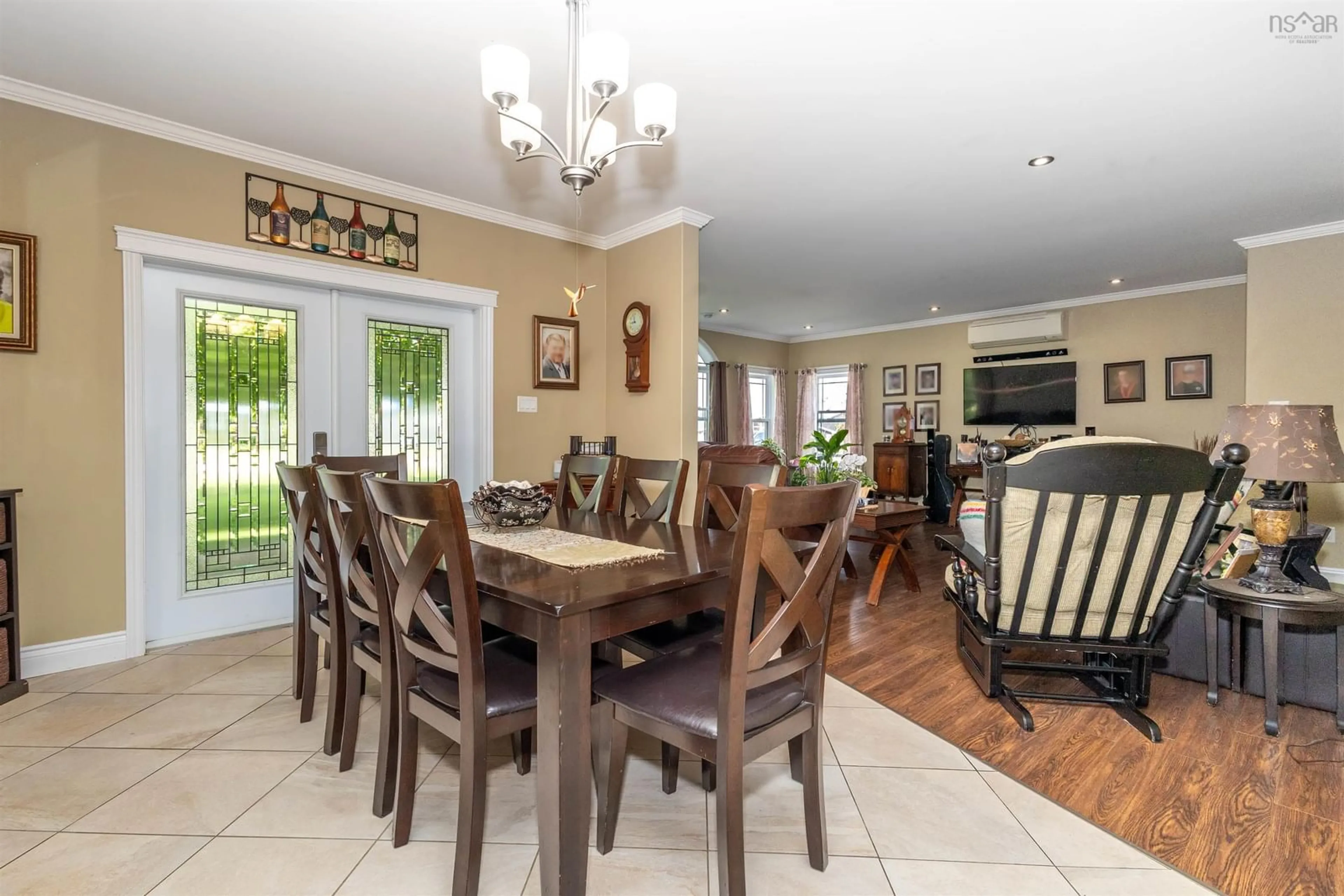 Dining room, wood floors, cottage for 37 Norwood St, Glace Bay Nova Scotia B1A 3M4