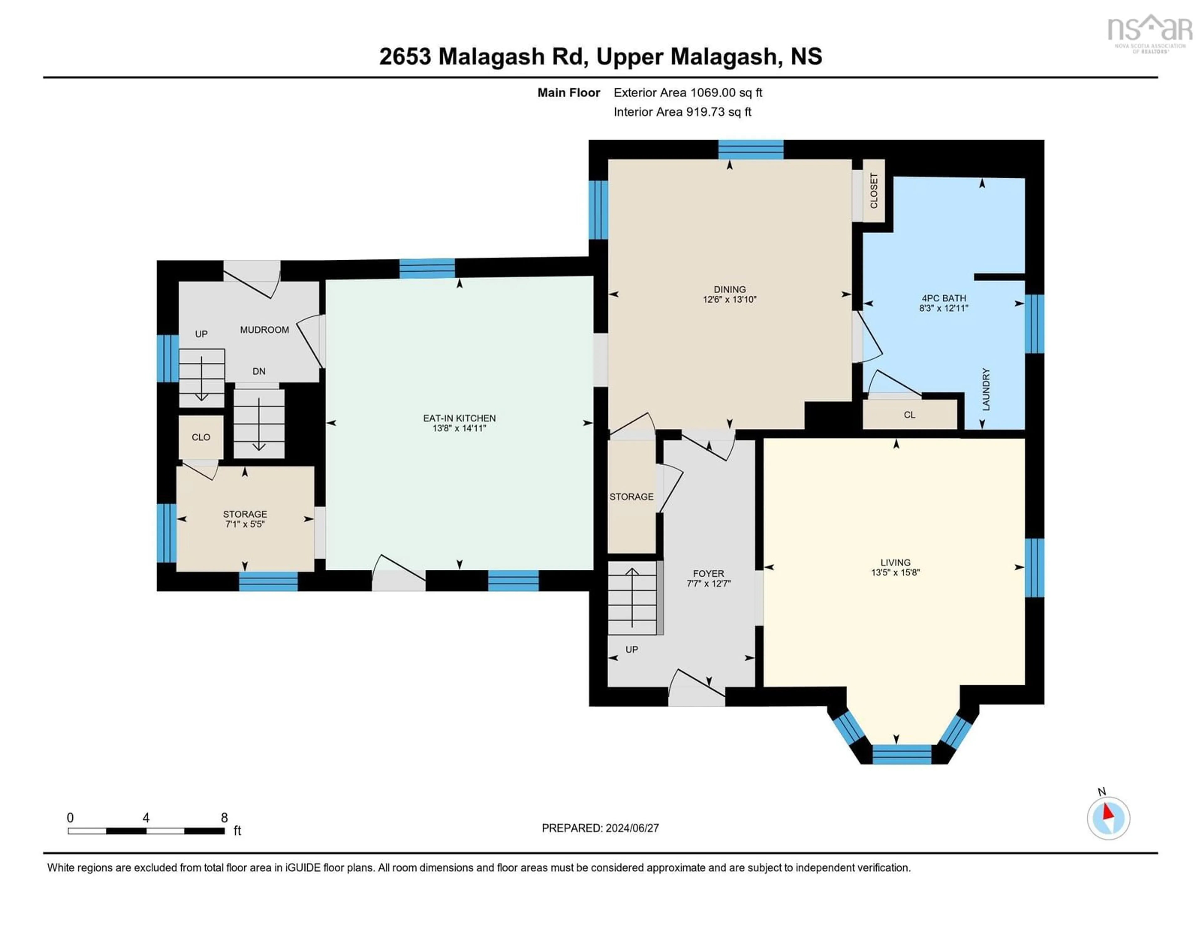 Floor plan for 2653 Malagash Rd, Upper Malagash Nova Scotia B0K 1E0