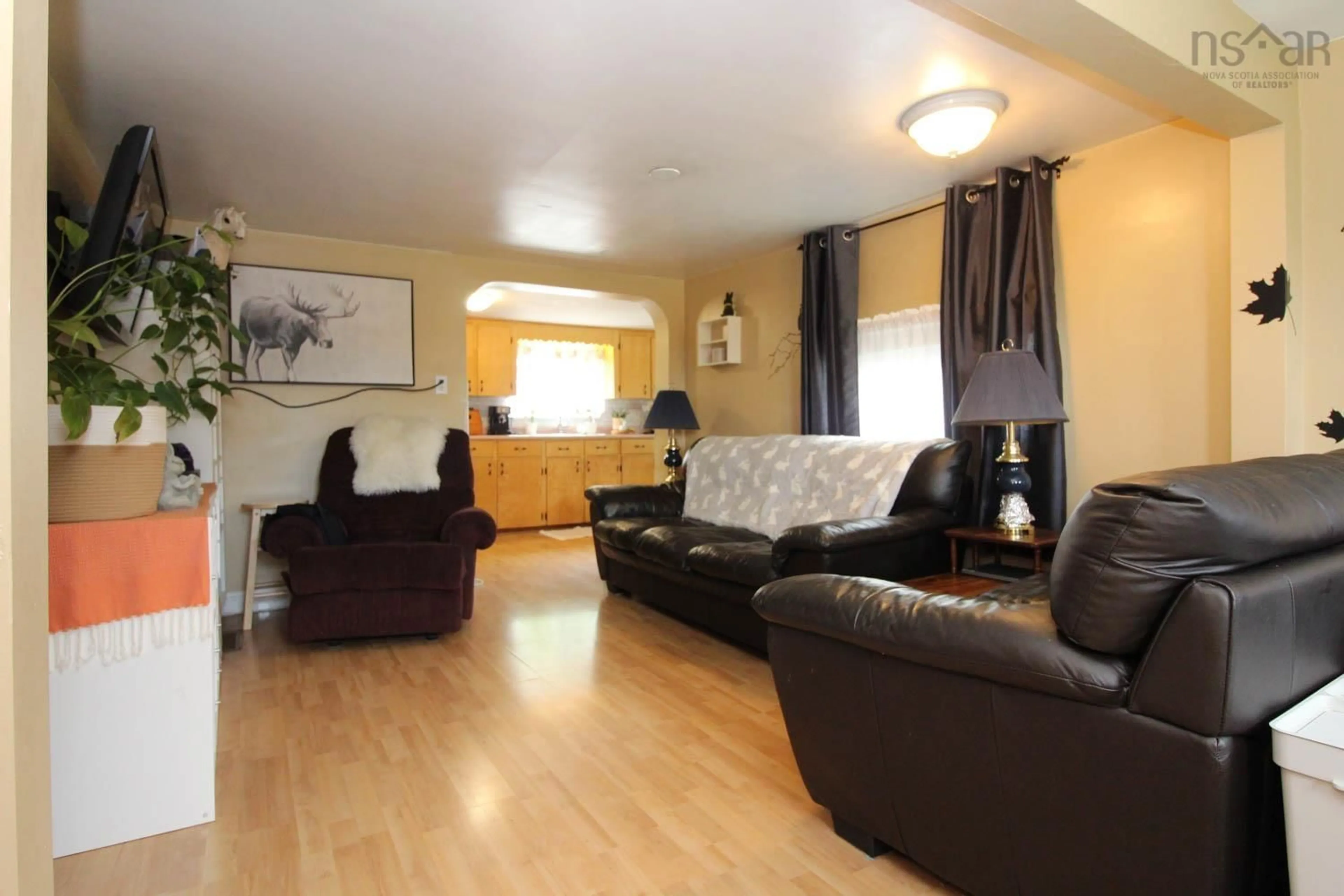 Living room for 1486 East Prince Street, Salmon River Nova Scotia B2N 1J9