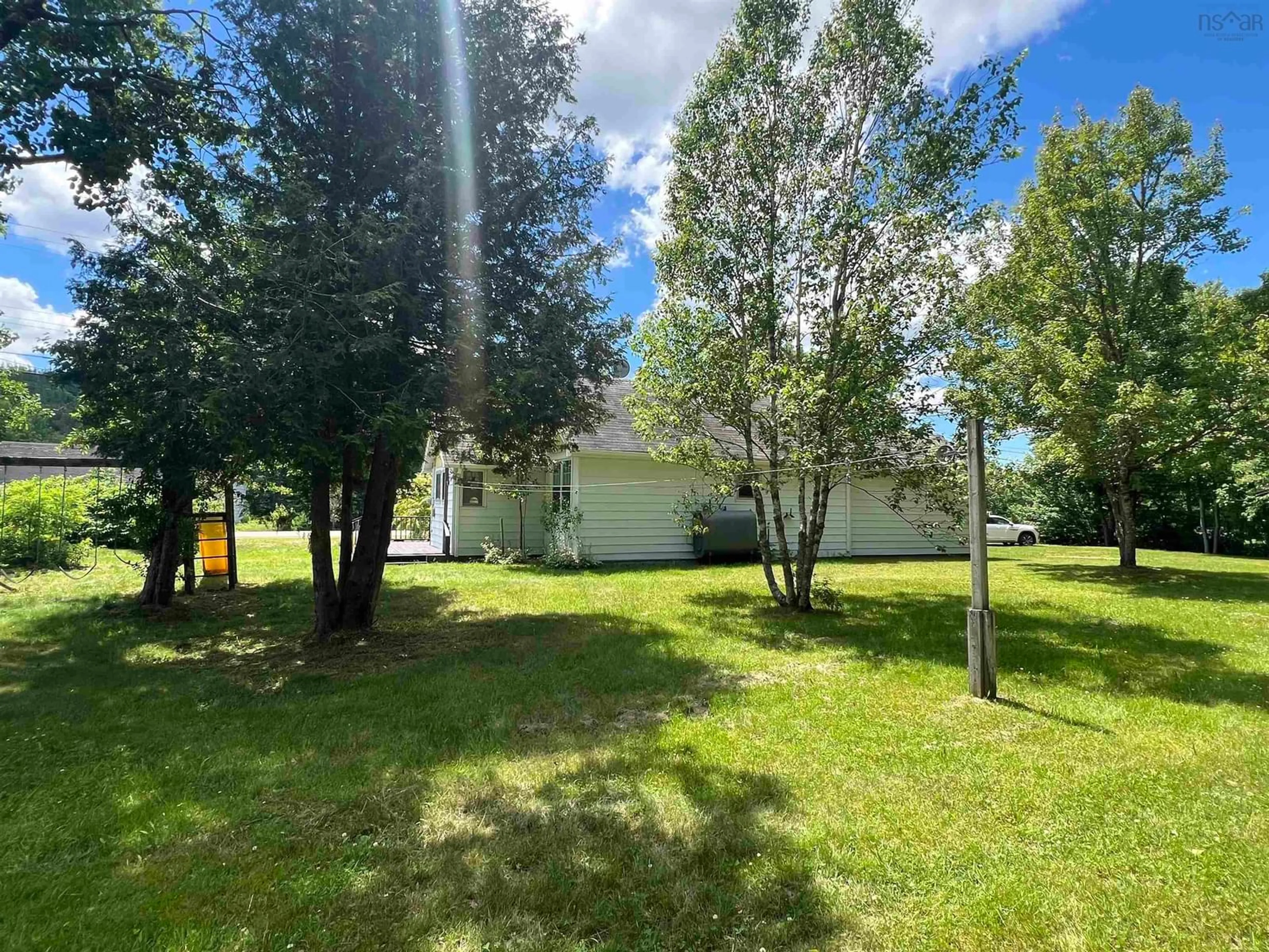 Frontside or backside of a home, the fenced backyard for 17096 316 Hwy, Country Harbour Mines Nova Scotia B0H 1J0