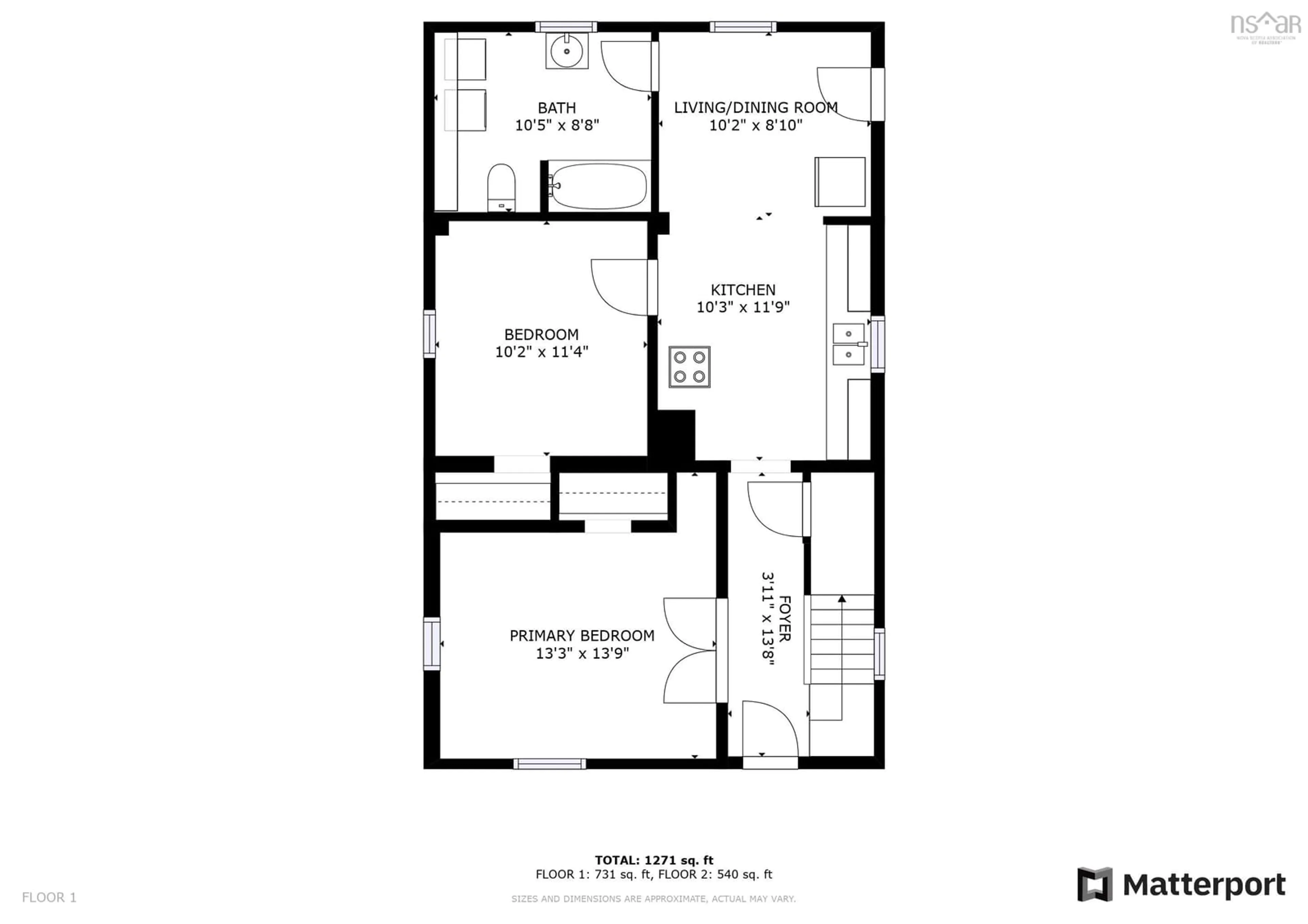 Floor plan for 179 Gaspereau Ave, Wolfville Nova Scotia B4P 2E5