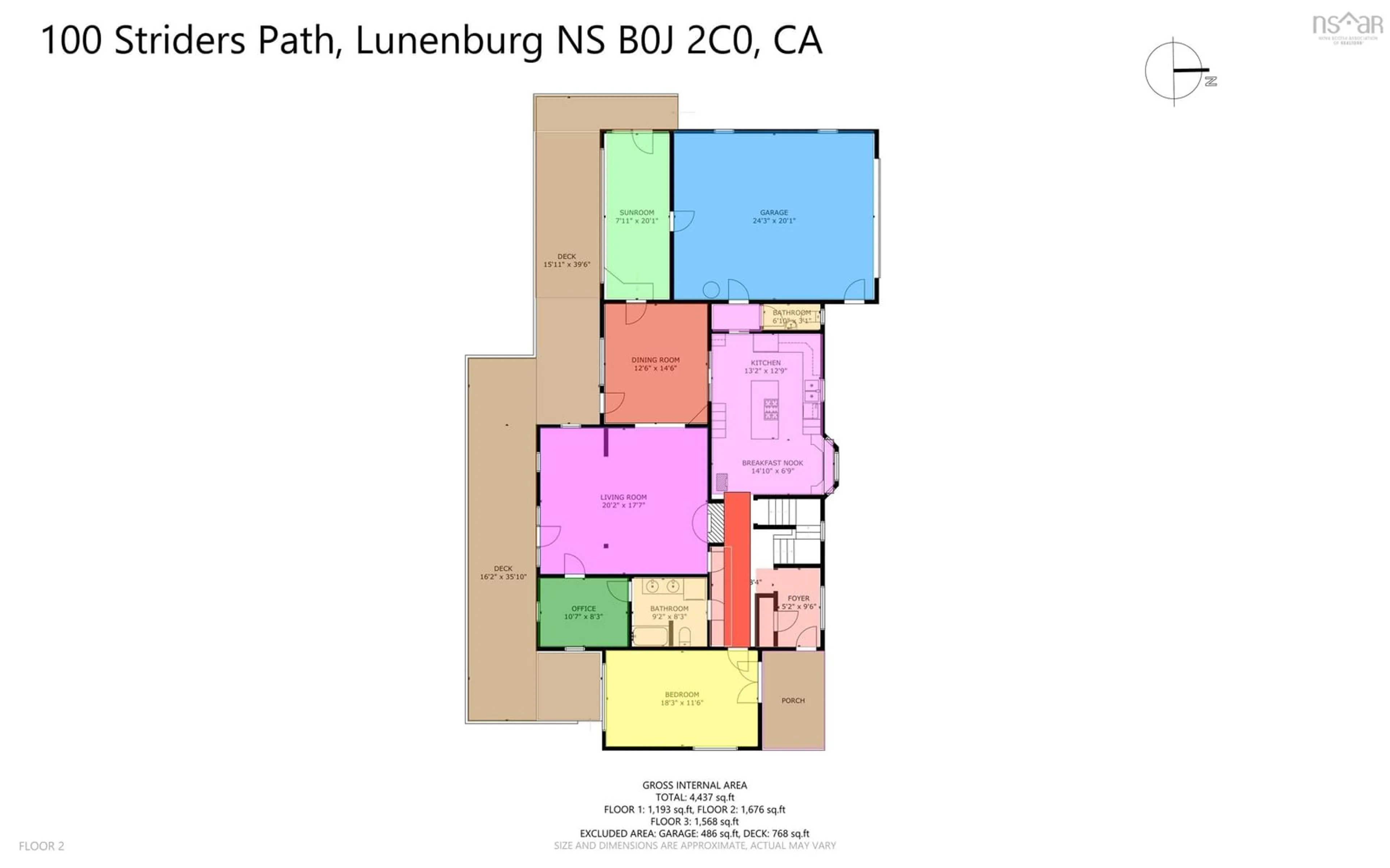 Floor plan for 100 Striders Path, Heckmans Island Nova Scotia B0J 2C0