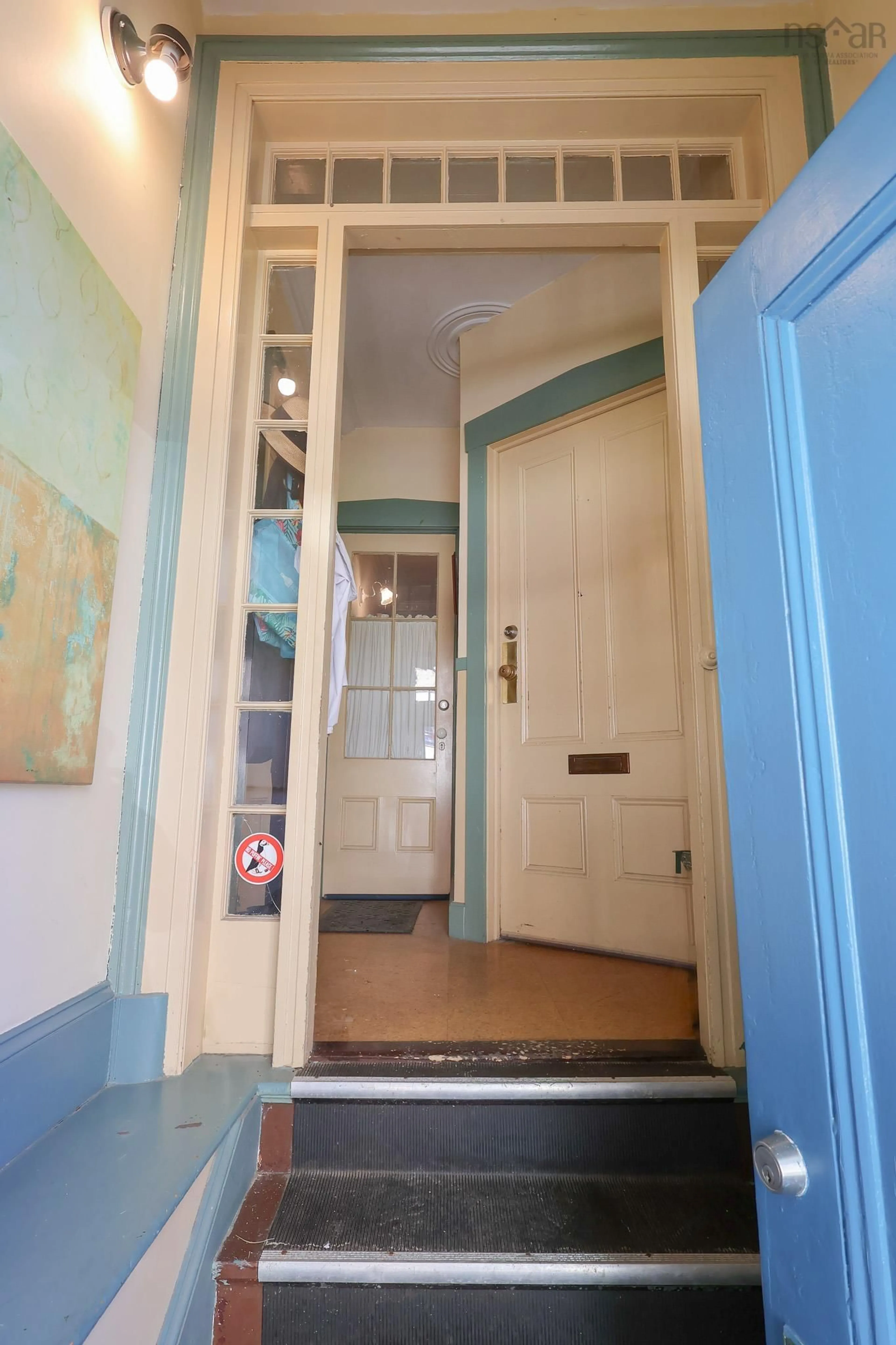 Indoor foyer for 1325/1329 Brenton St, Halifax Nova Scotia B3J 2K5