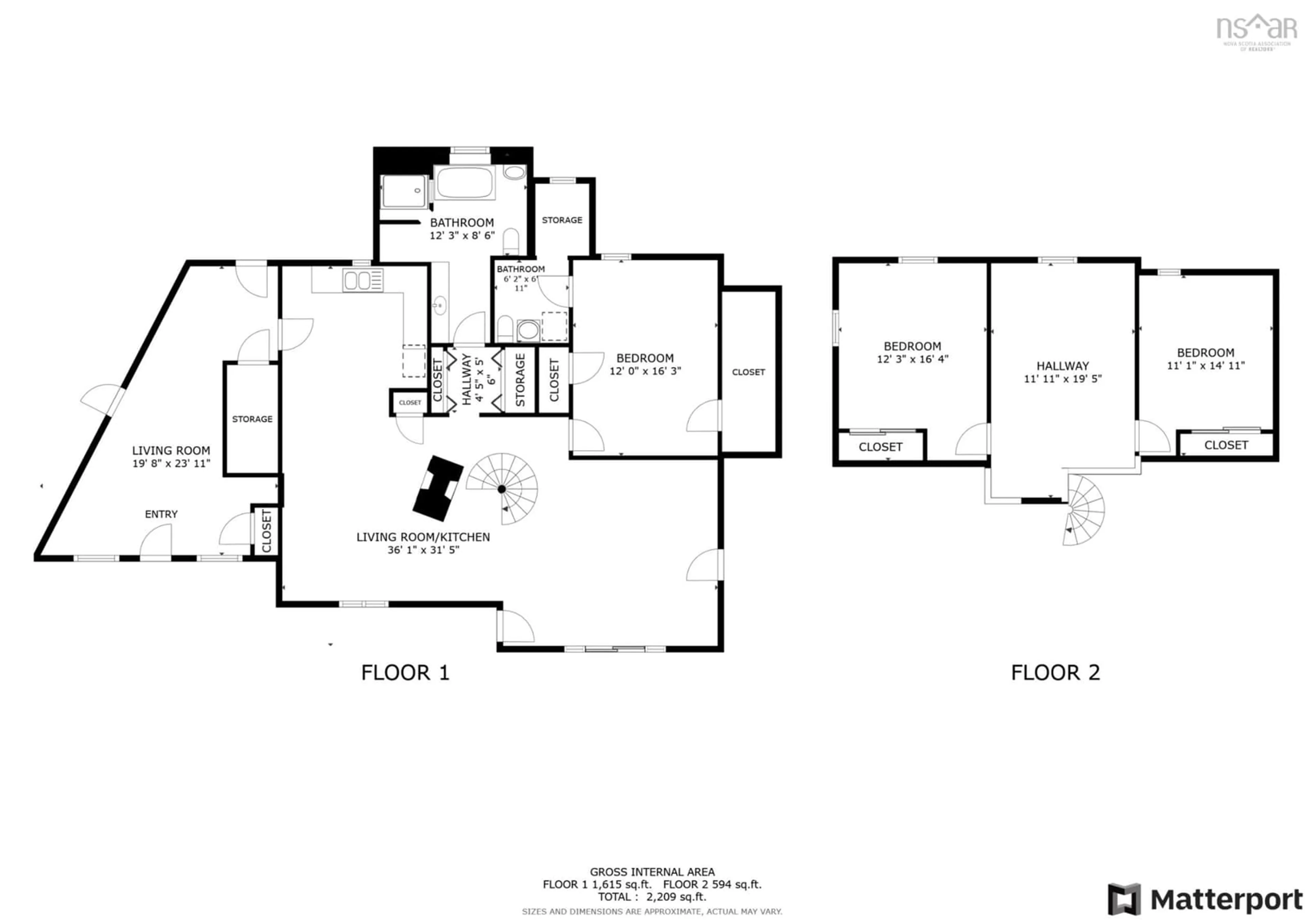 Floor plan for 1617 Highway 308, Surettes Island Nova Scotia B0W 3M0