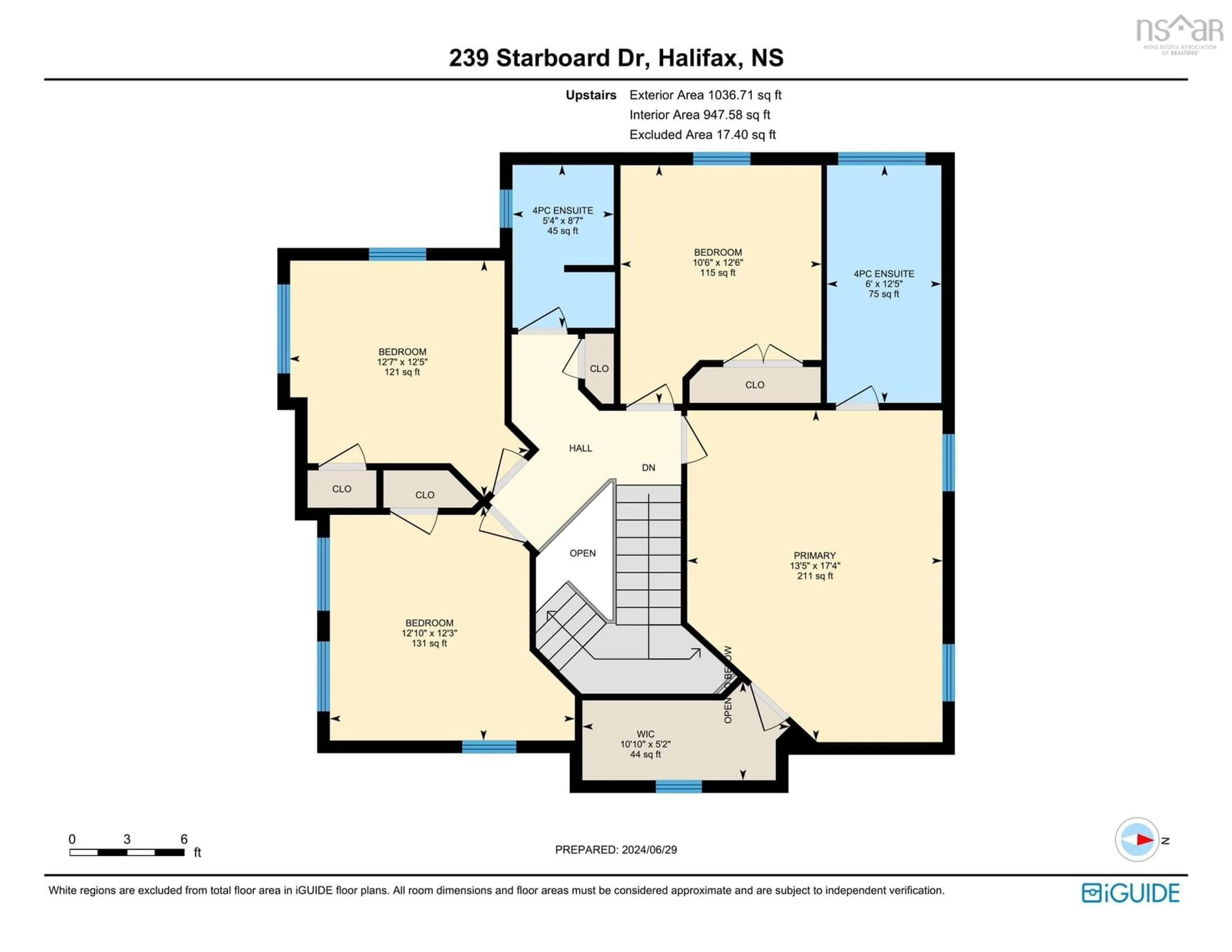 Floor plan for 239 Starboard Dr, Halifax Nova Scotia B3M 4V4
