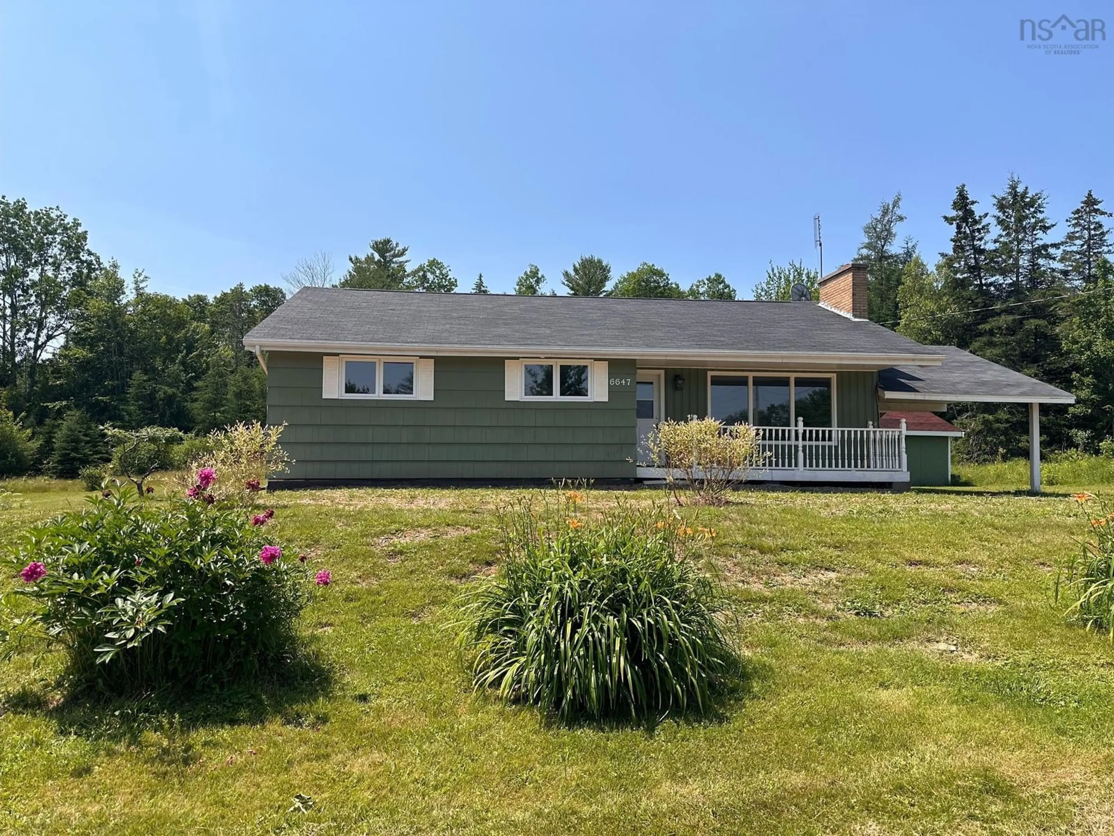 Frontside or backside of a home for 6647 Highway 354, Kennetcook Nova Scotia B0N 1T0