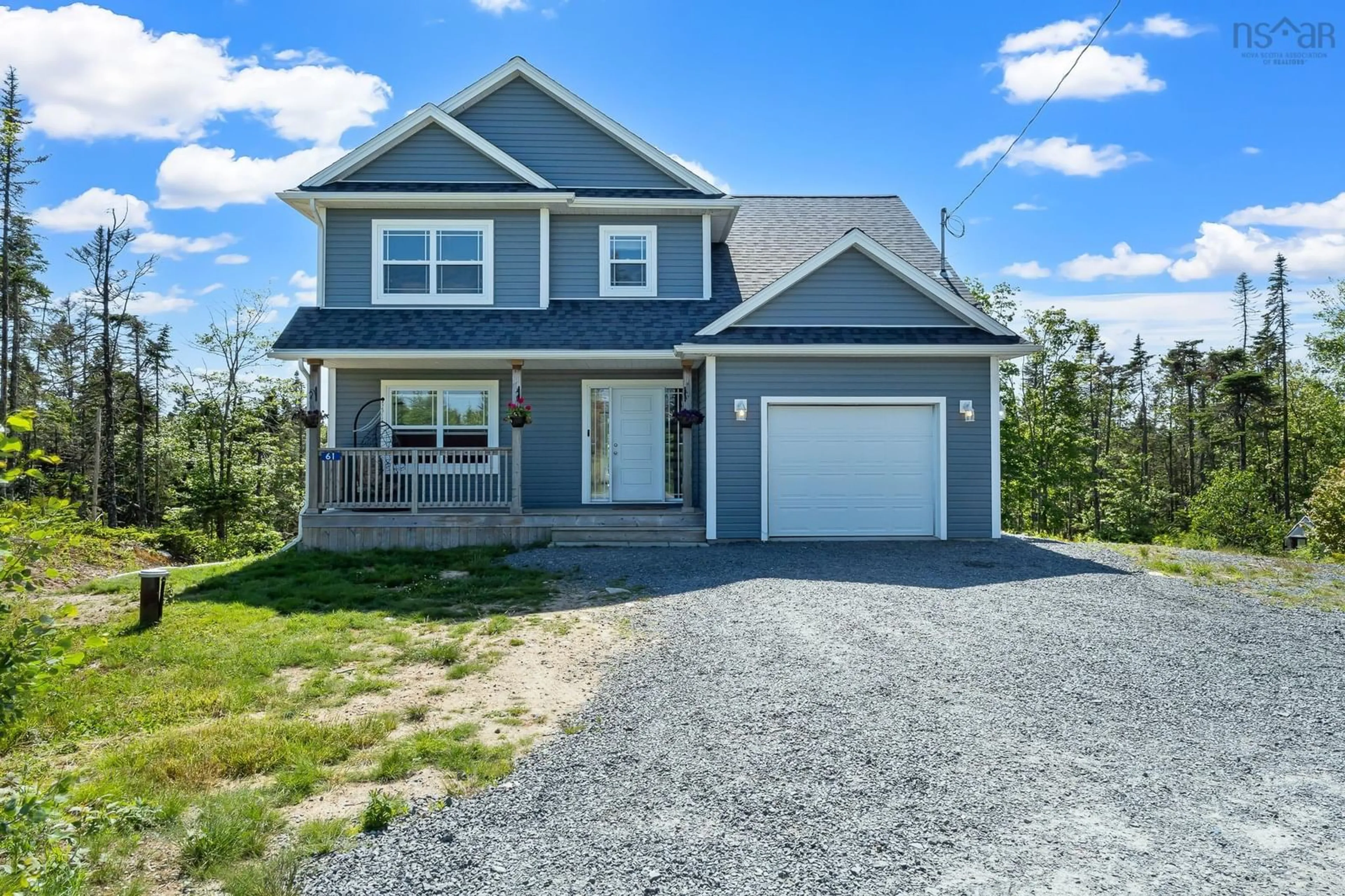 Frontside or backside of a home for 61 Powers Rd, Whites Lake Nova Scotia B3T 0H5