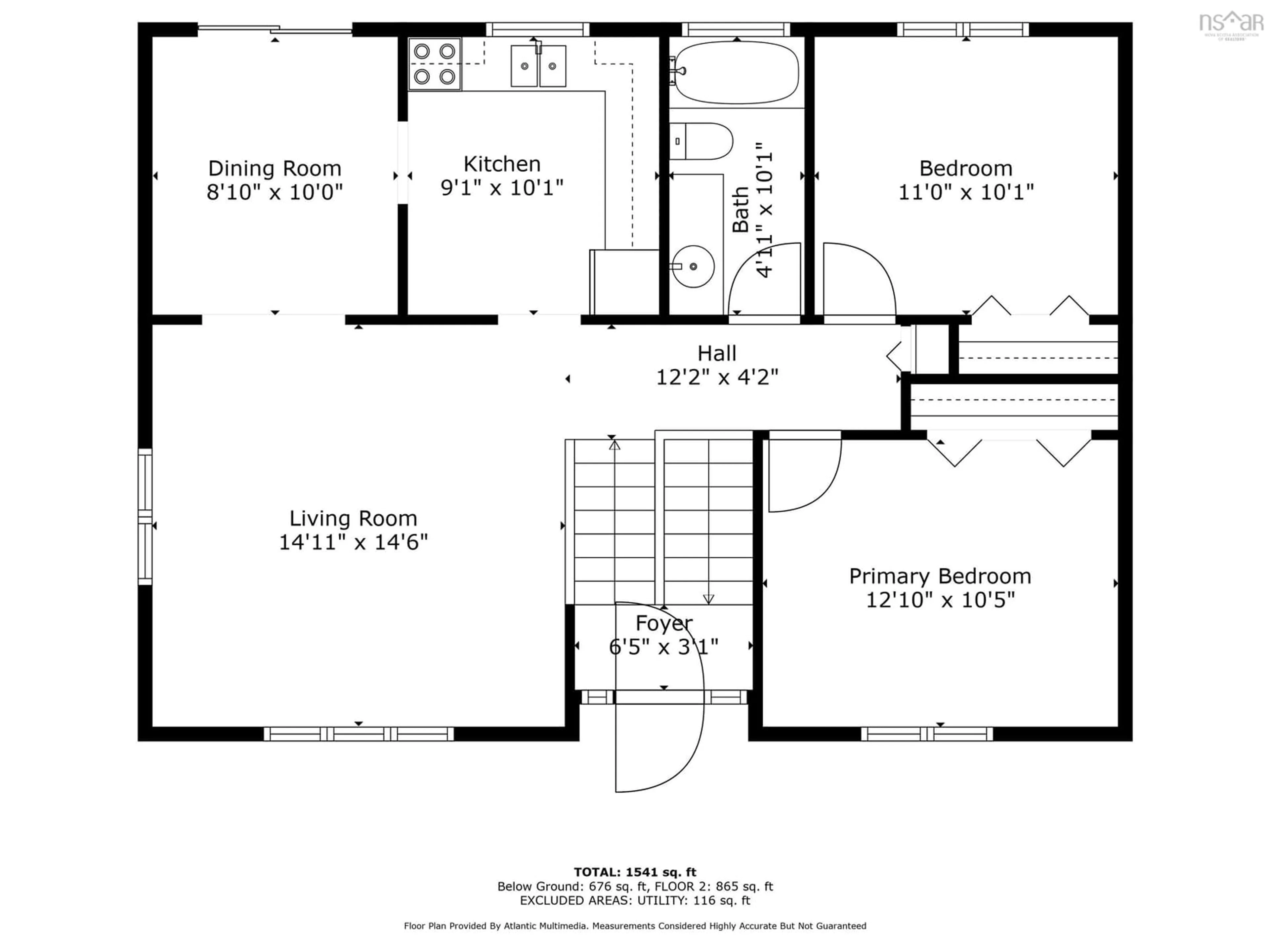 Floor plan for 2 Murray Rd, Eastern Passage Nova Scotia B3G 1S3
