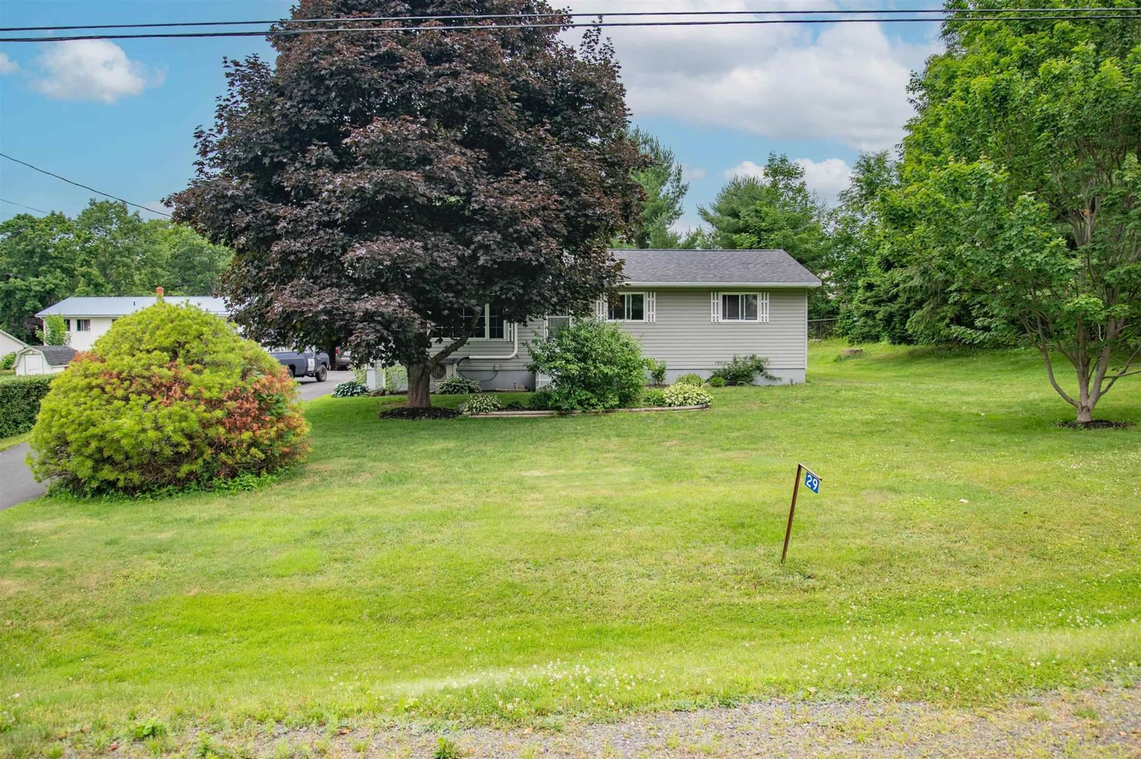 Fenced yard for 29 George St, New Minas Nova Scotia B4N 4E2