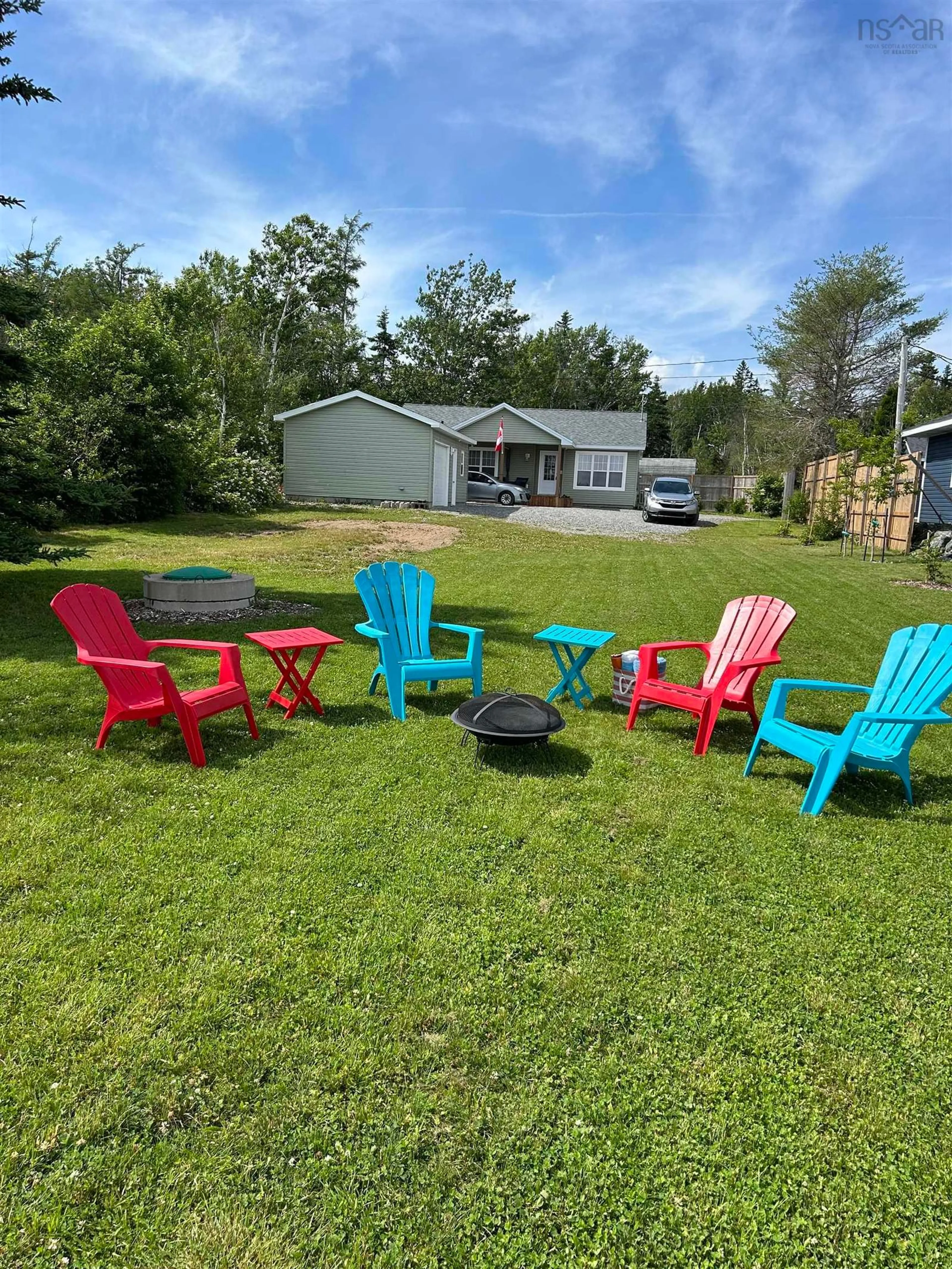 Patio for 119 Islandview Lane, Albert Bridge Nova Scotia B1K 3A3