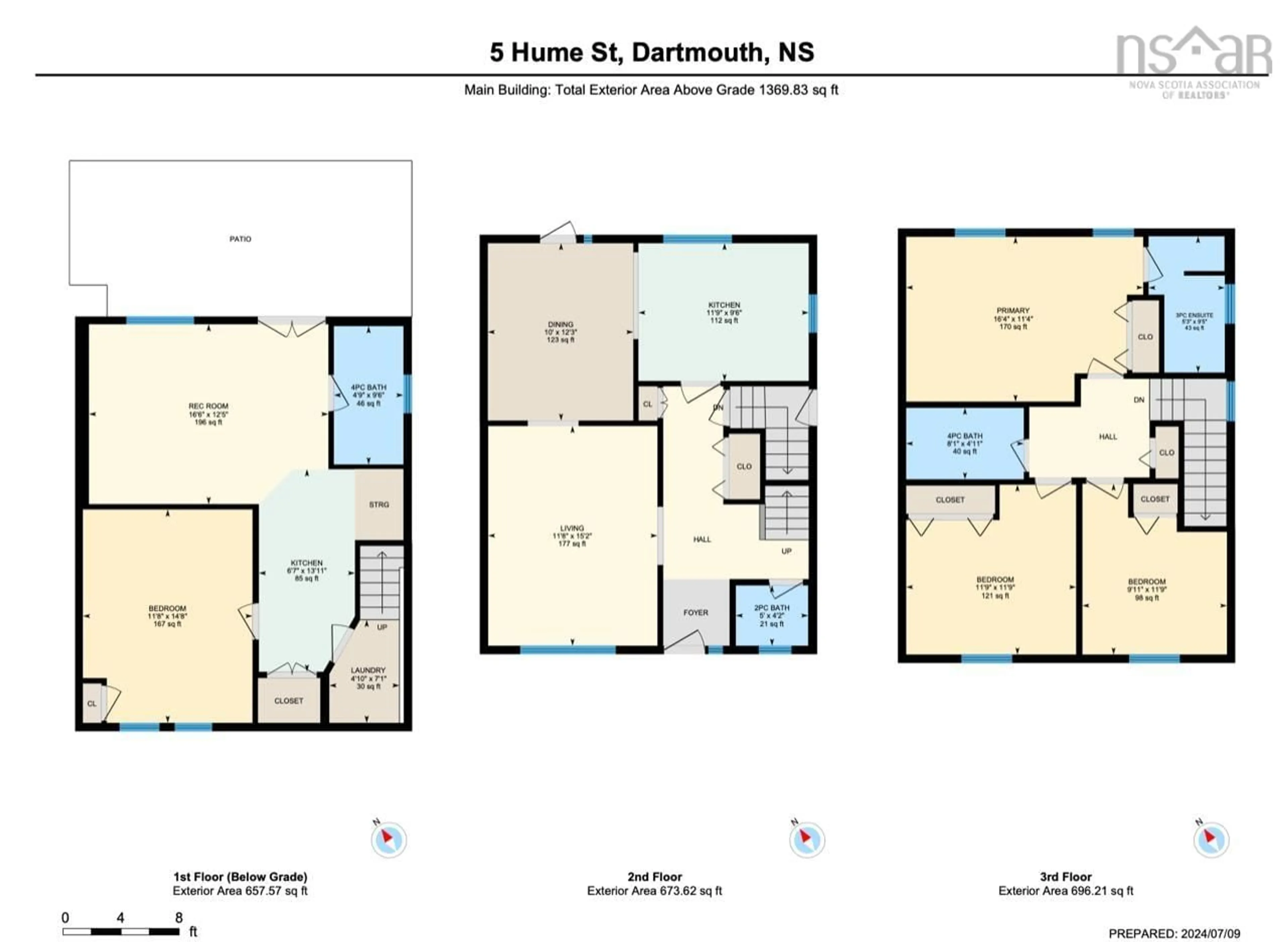 Floor plan for 5 Hume St, Dartmouth Nova Scotia B2Y 1X6