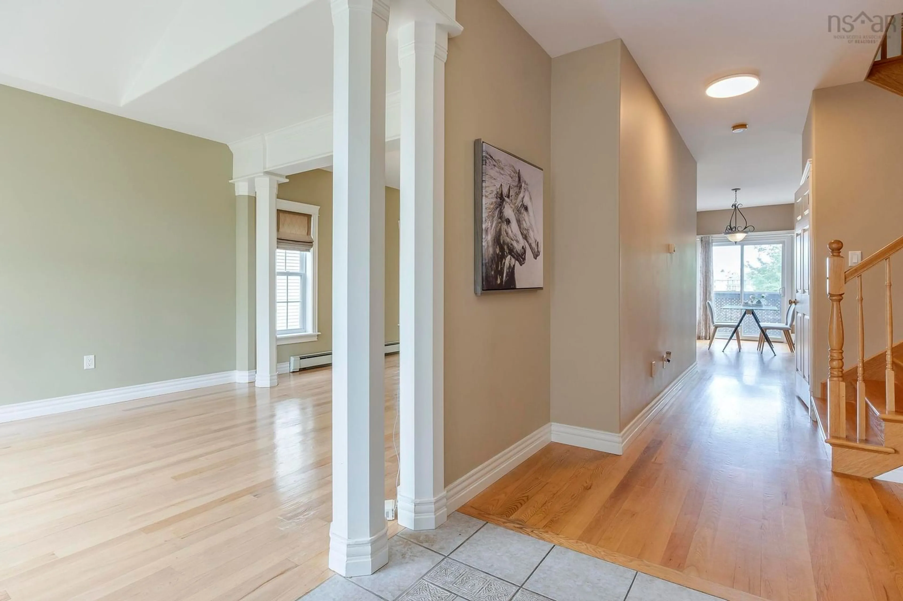 Indoor foyer, wood floors for 38 Stone Gate Dr, Halifax Nova Scotia B3N 3J2