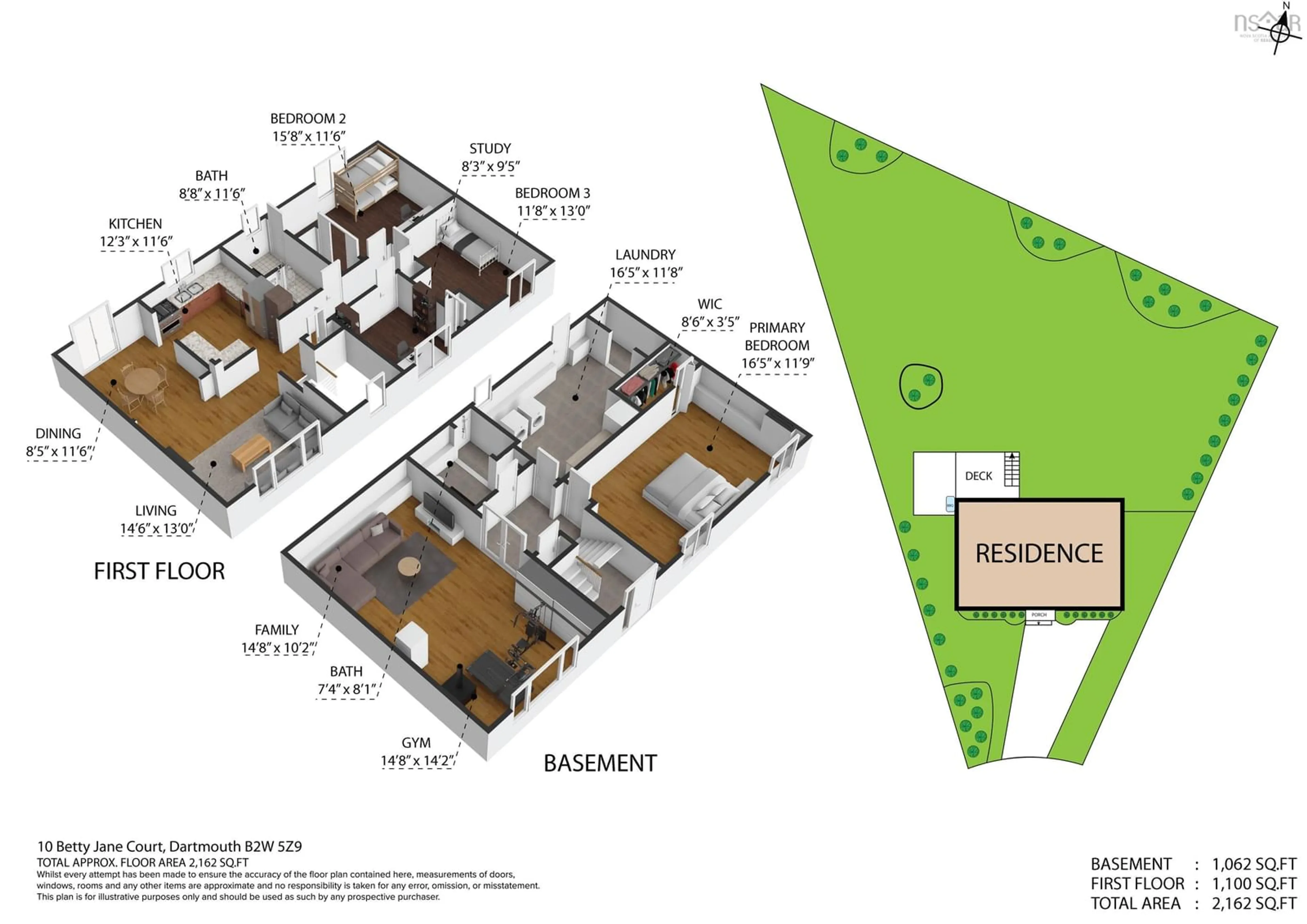 Floor plan for 10 Betty Jane Crt, Dartmouth Nova Scotia B2W 5Z9