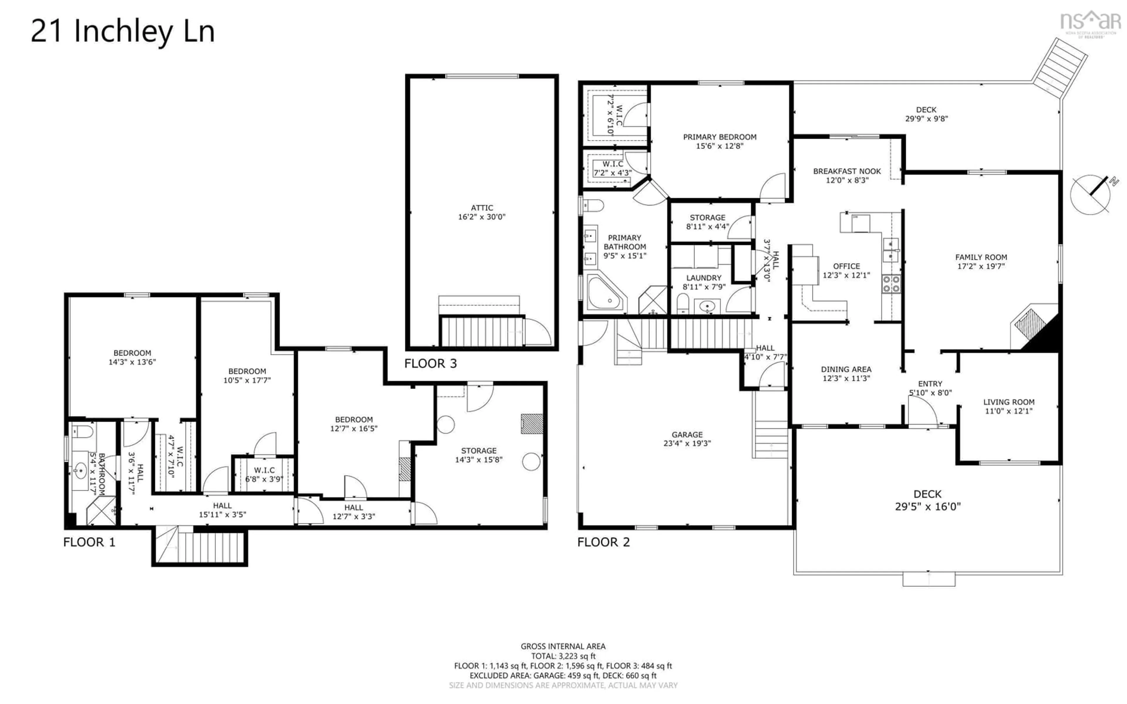 Floor plan for 21 Inchley Lane, North Alton Nova Scotia B4N 3V8