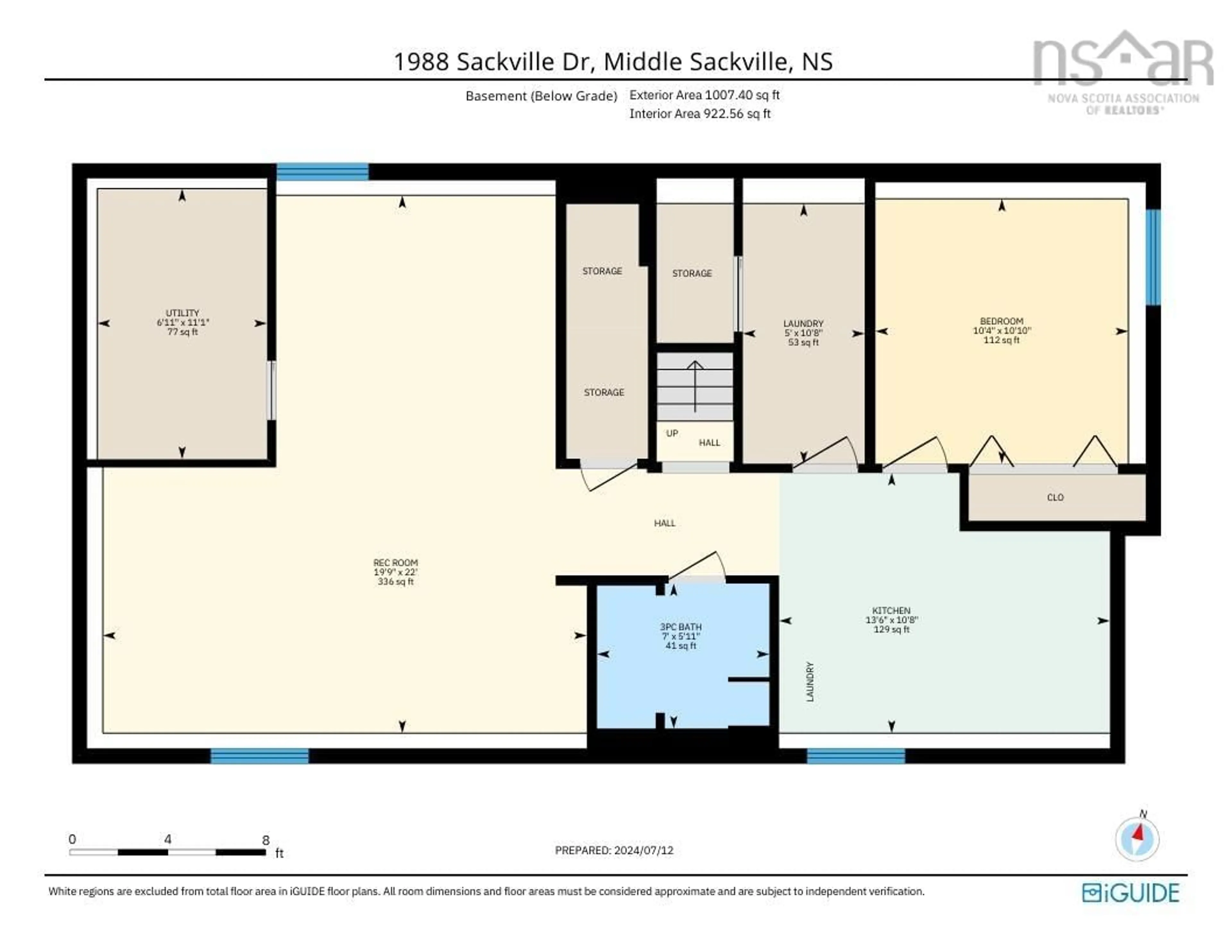 Floor plan for 1988 Sackville Dr, Middle Sackville Nova Scotia B4E 3B5