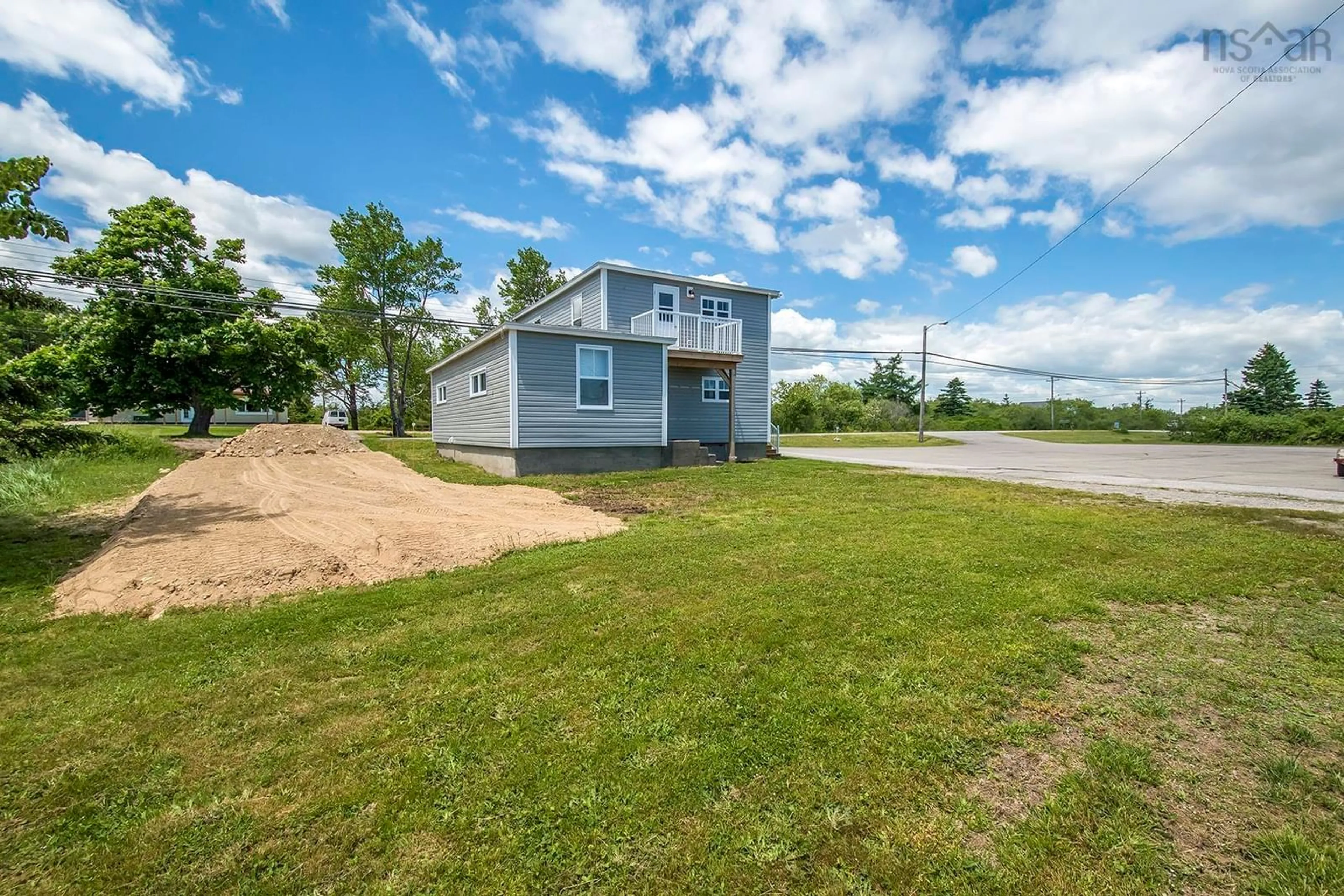 A pic from outside/outdoor area/front of a property/back of a property/a pic from drone, water/lake/river/ocean view for 2825 Highway 3, Brass Hill Nova Scotia B0W 1E0