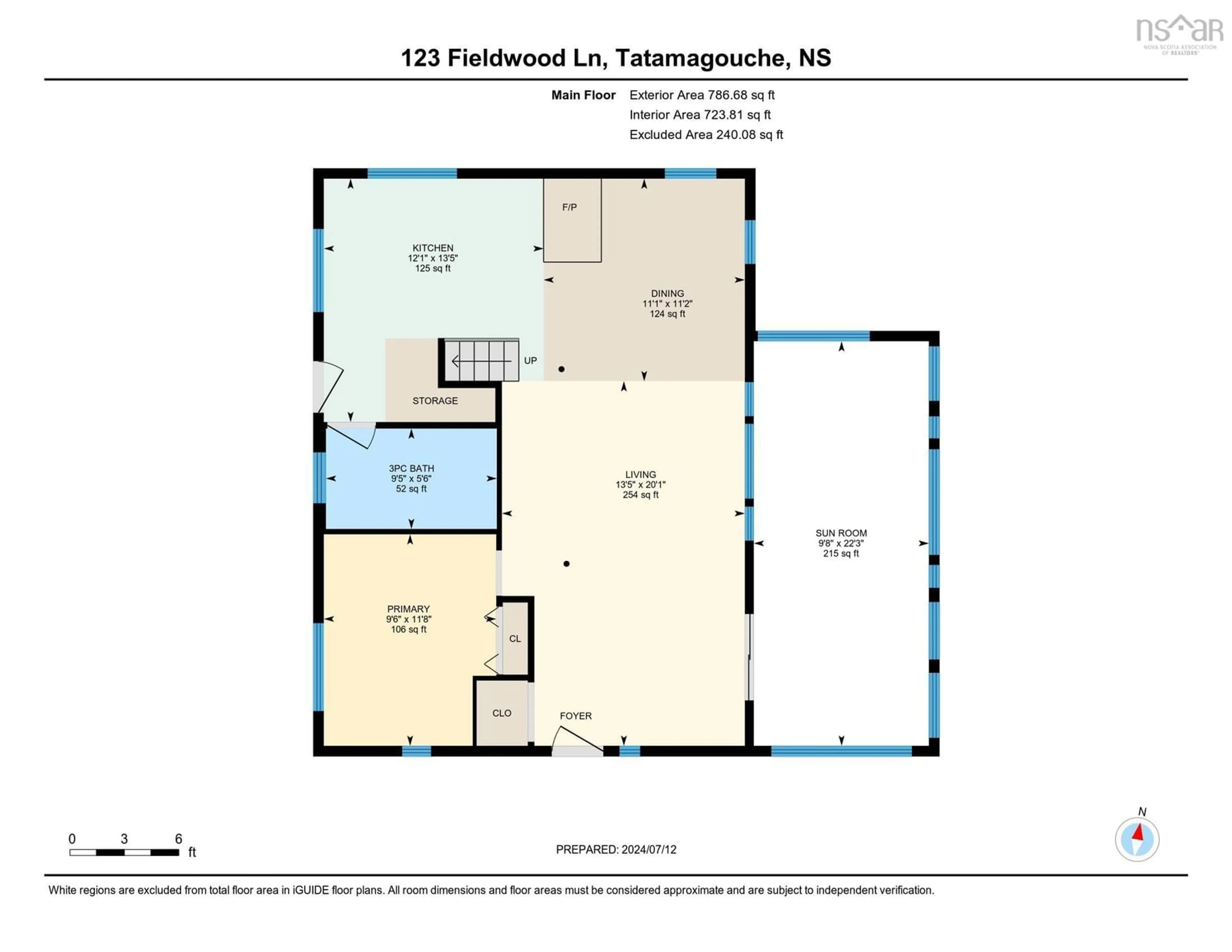 Floor plan for 123 Fieldwood Lane, Brule Shore Nova Scotia B0K 1V0