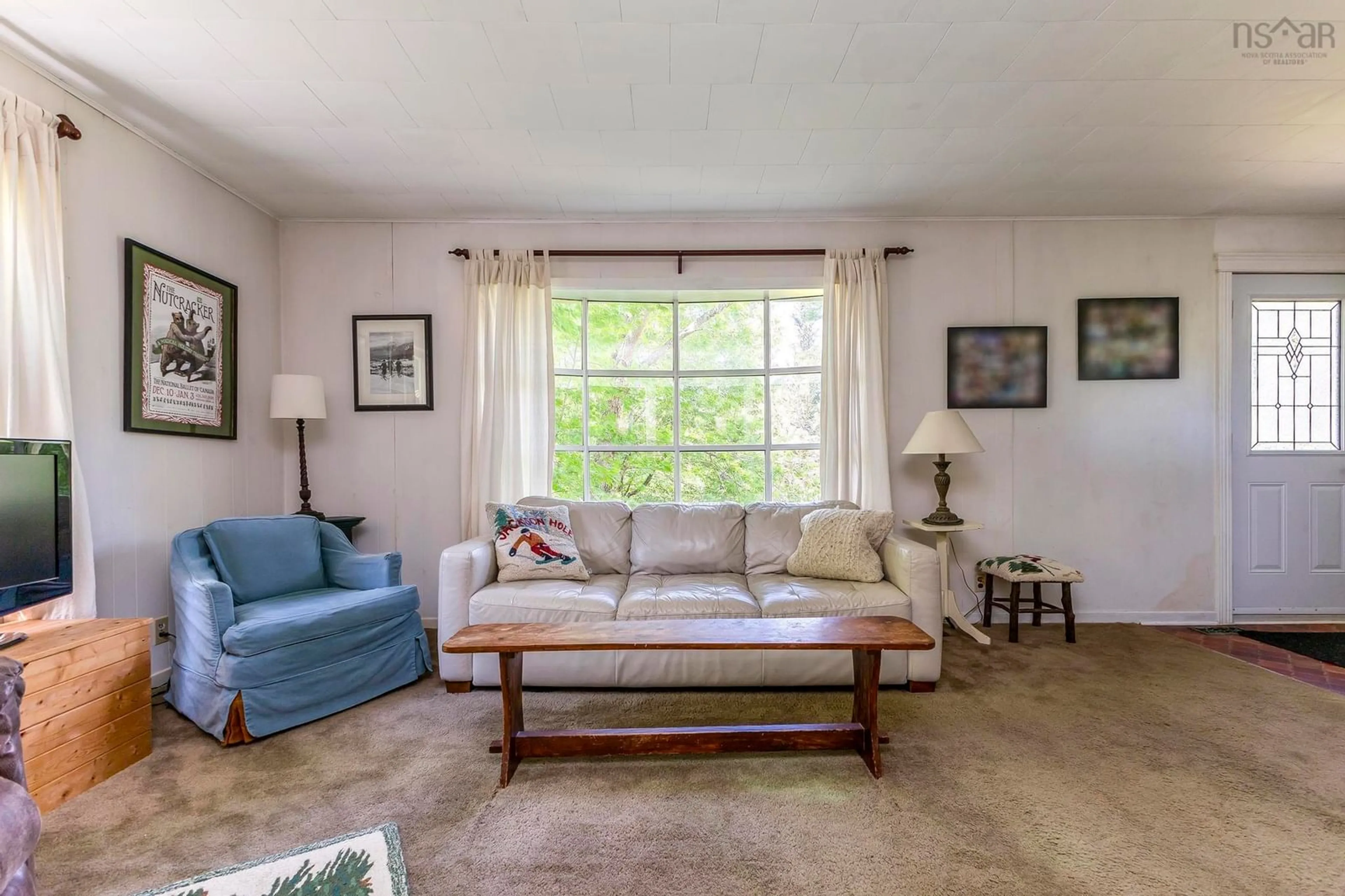 Living room, wood floors for 1624 Valley Rd, Wentworth Nova Scotia B0M 1Z0