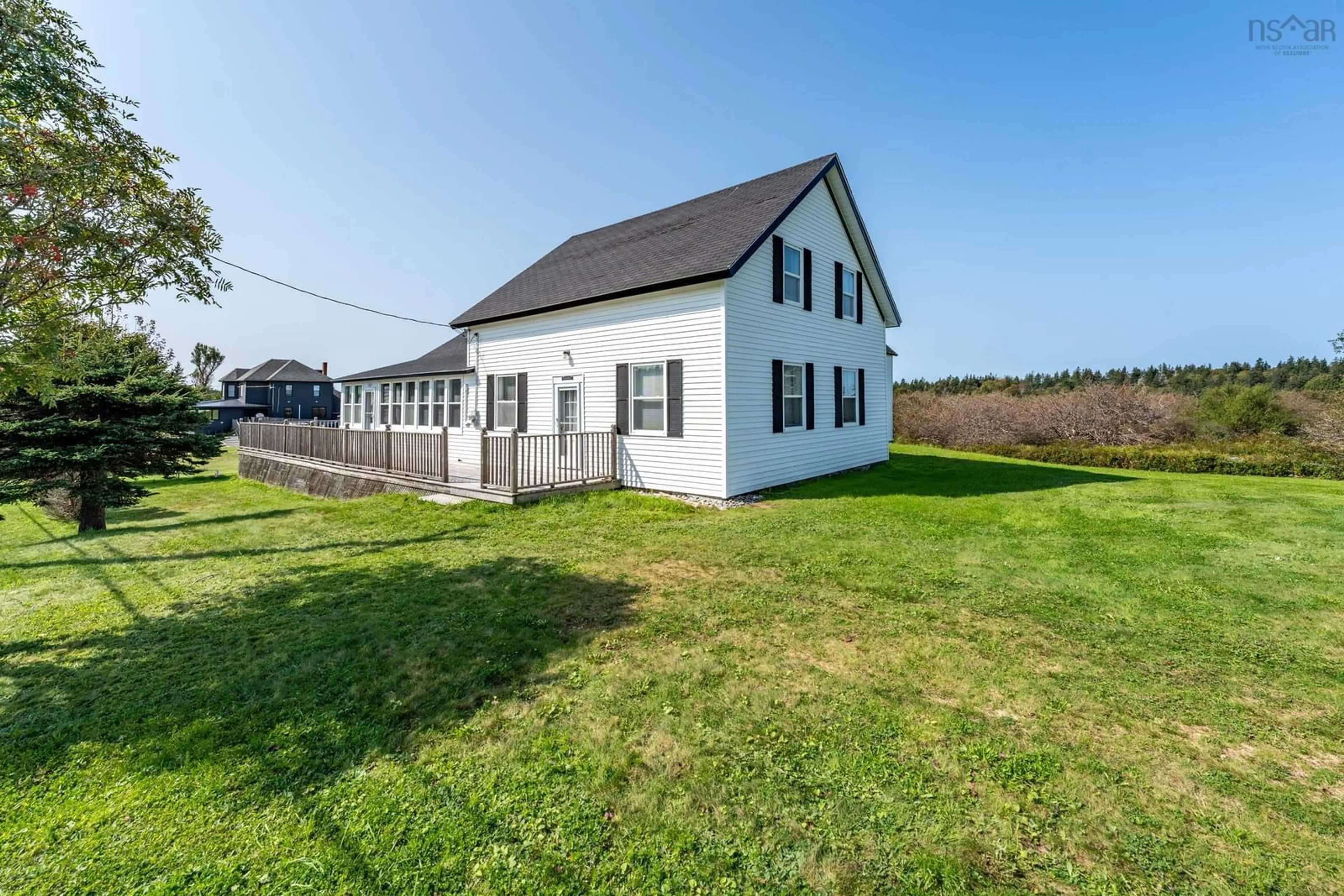 Fenced yard for 2857 Evangeline Trail, Grosses Coques Nova Scotia B0W 1M0