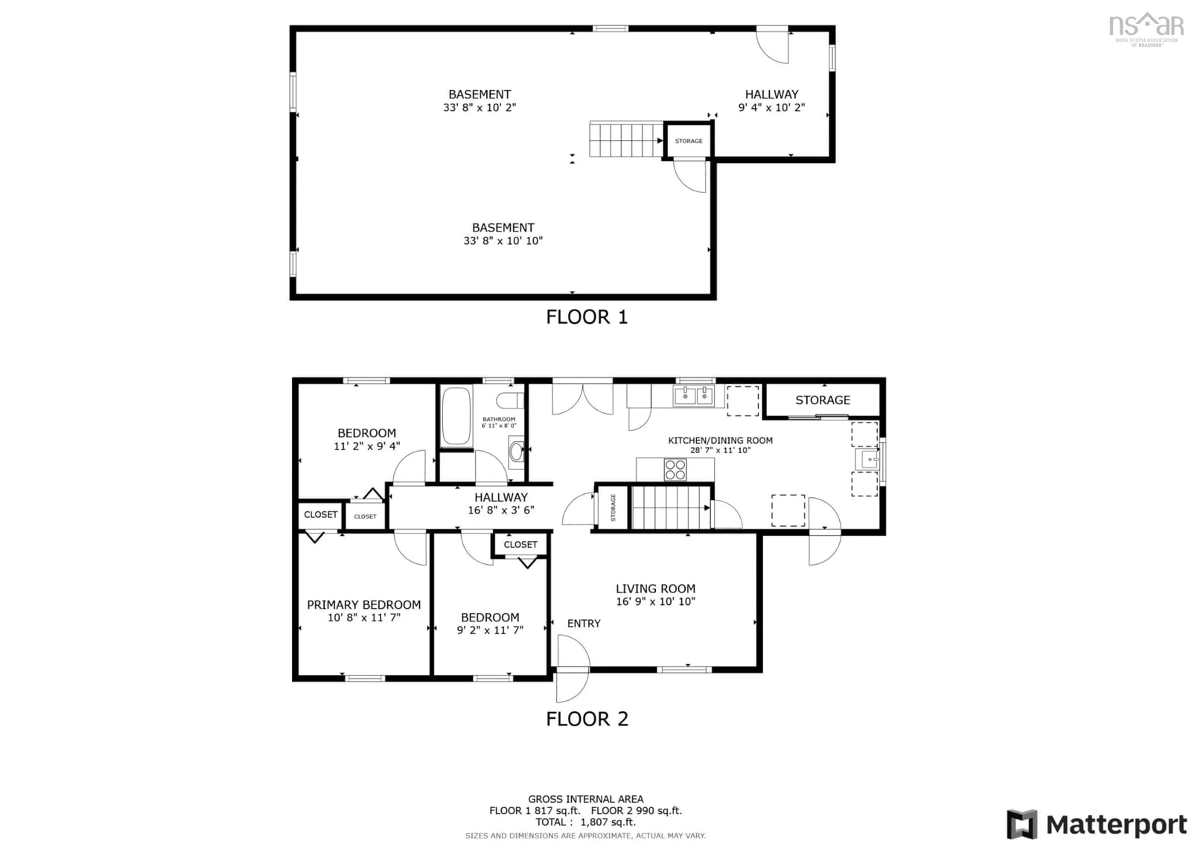 Floor plan for 144 Chemin Tittle Rd, Surettes Island Nova Scotia B0W 3M0