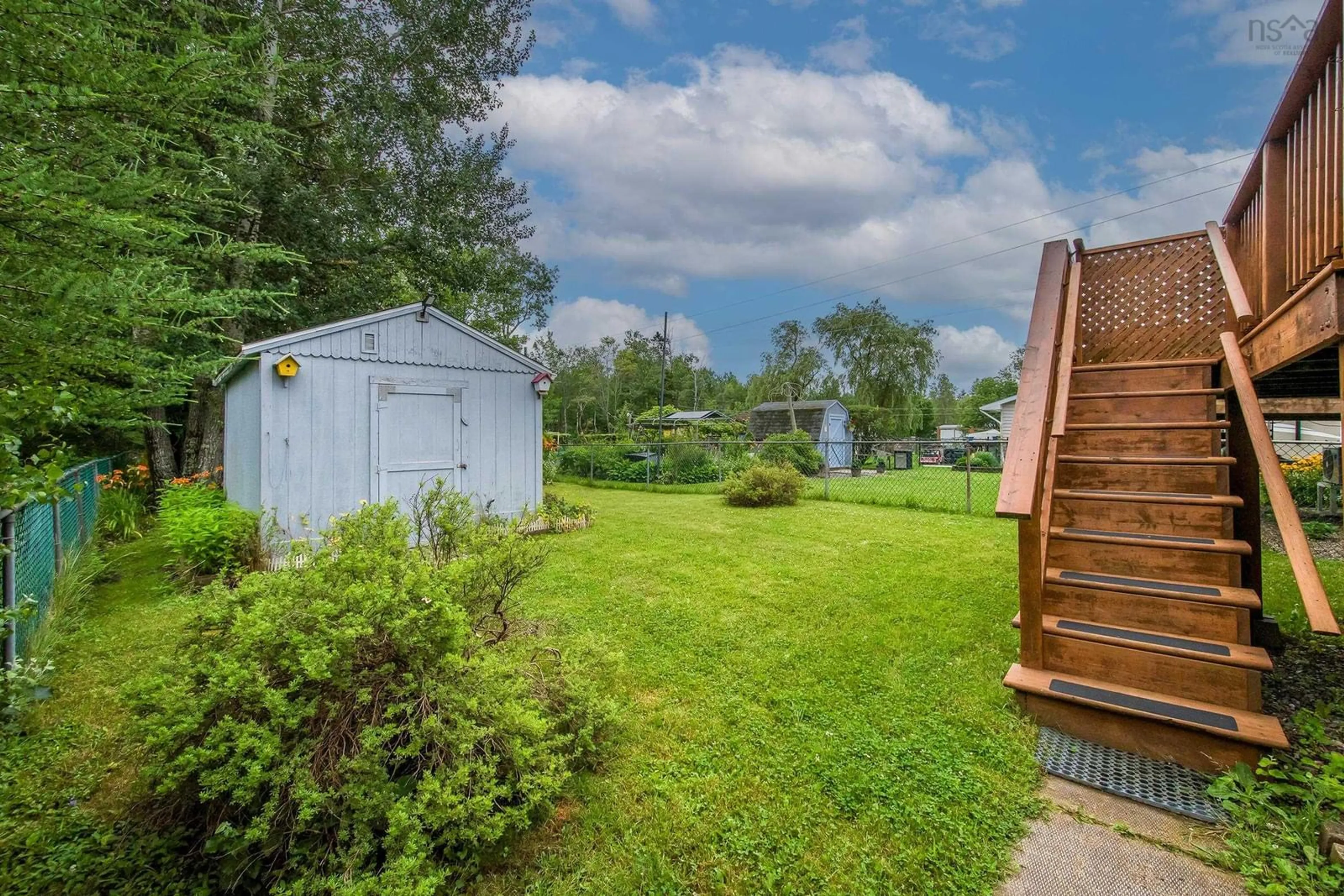 Fenced yard for 1317 Highway 2, Lantz Nova Scotia B2S 1Z2