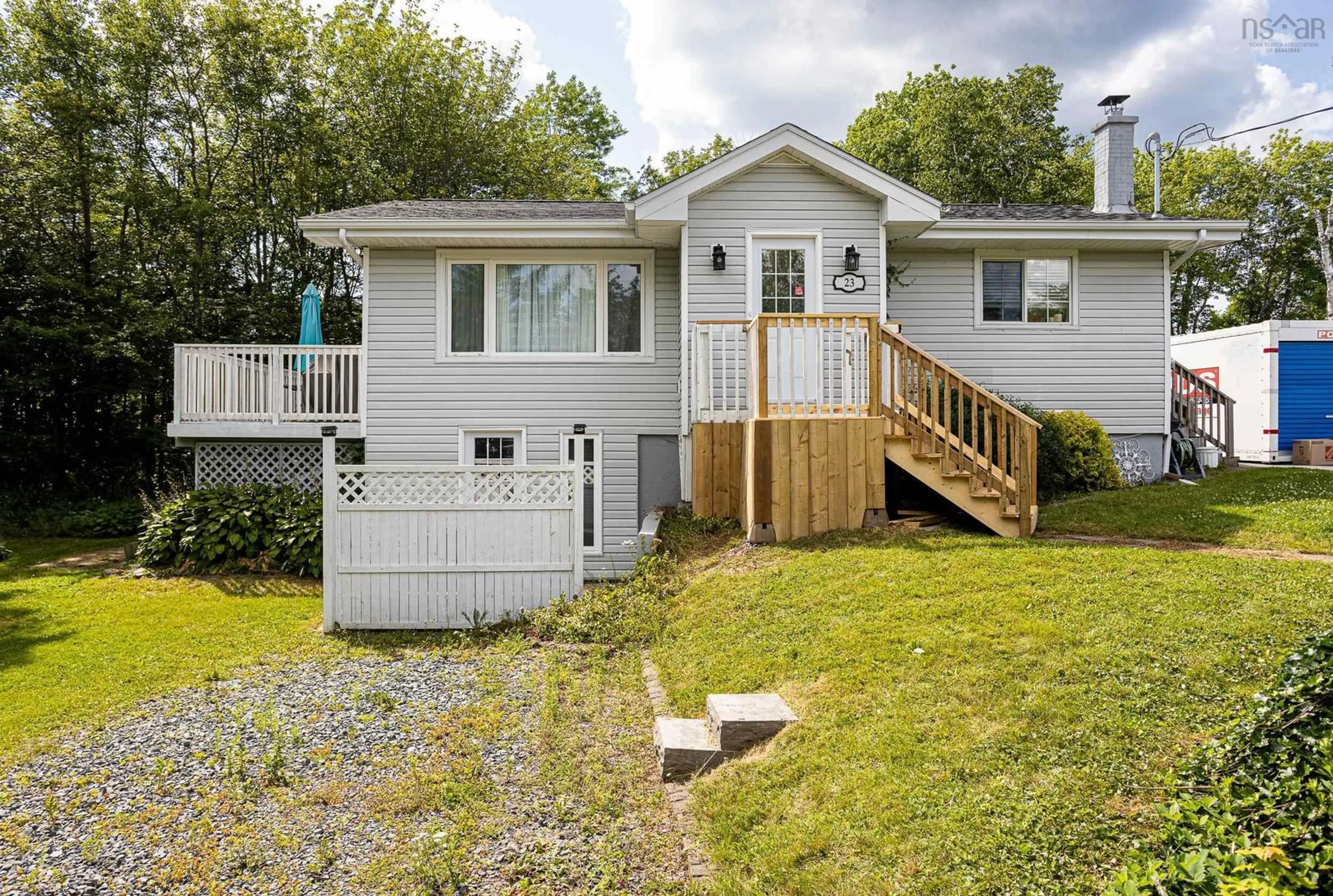 Frontside or backside of a home for 23 Elm Grove Ave, Timberlea Nova Scotia B3T 1B9