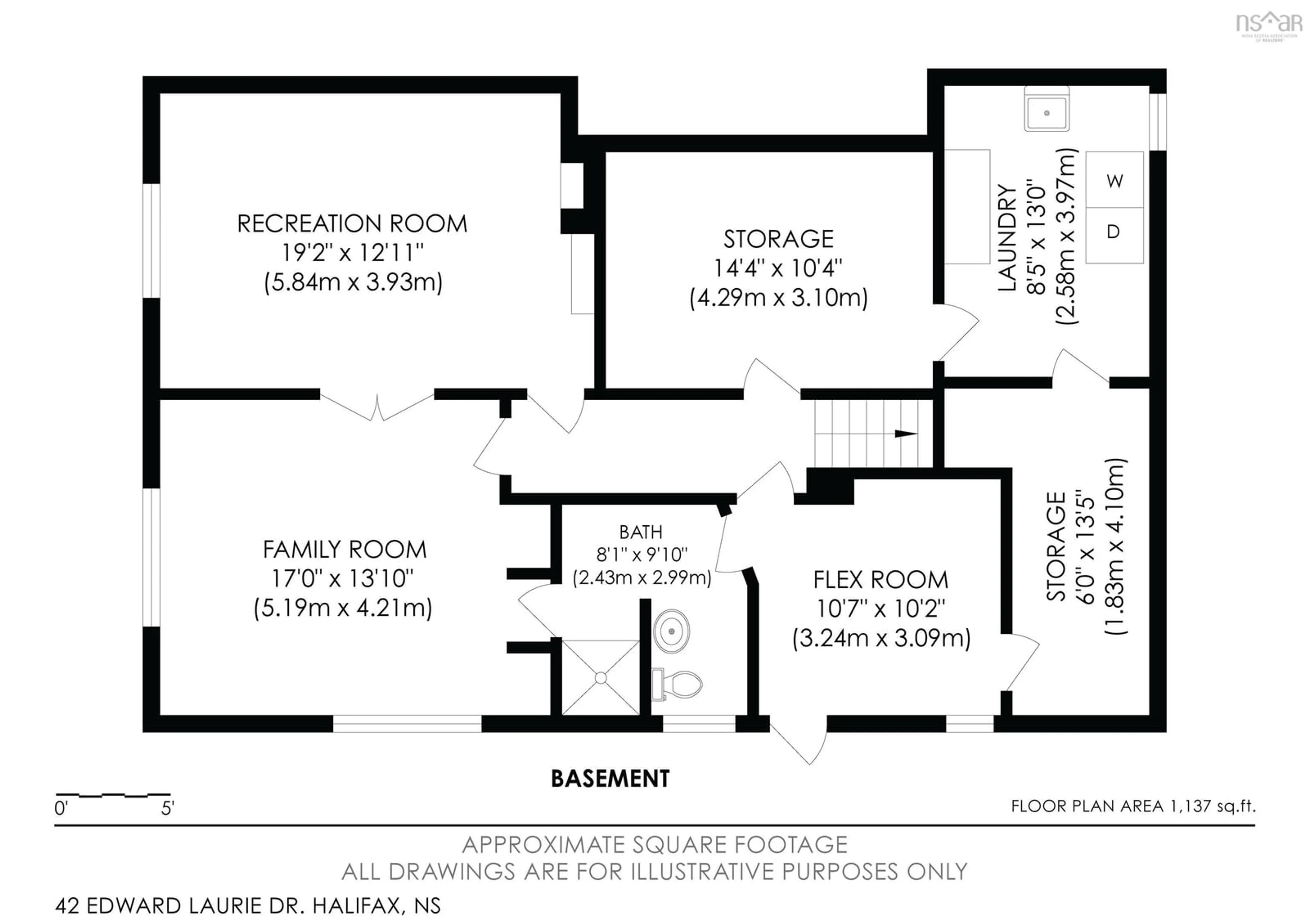 Floor plan for 42 Edward Laurie Dr, Halifax Nova Scotia B3M 2C7