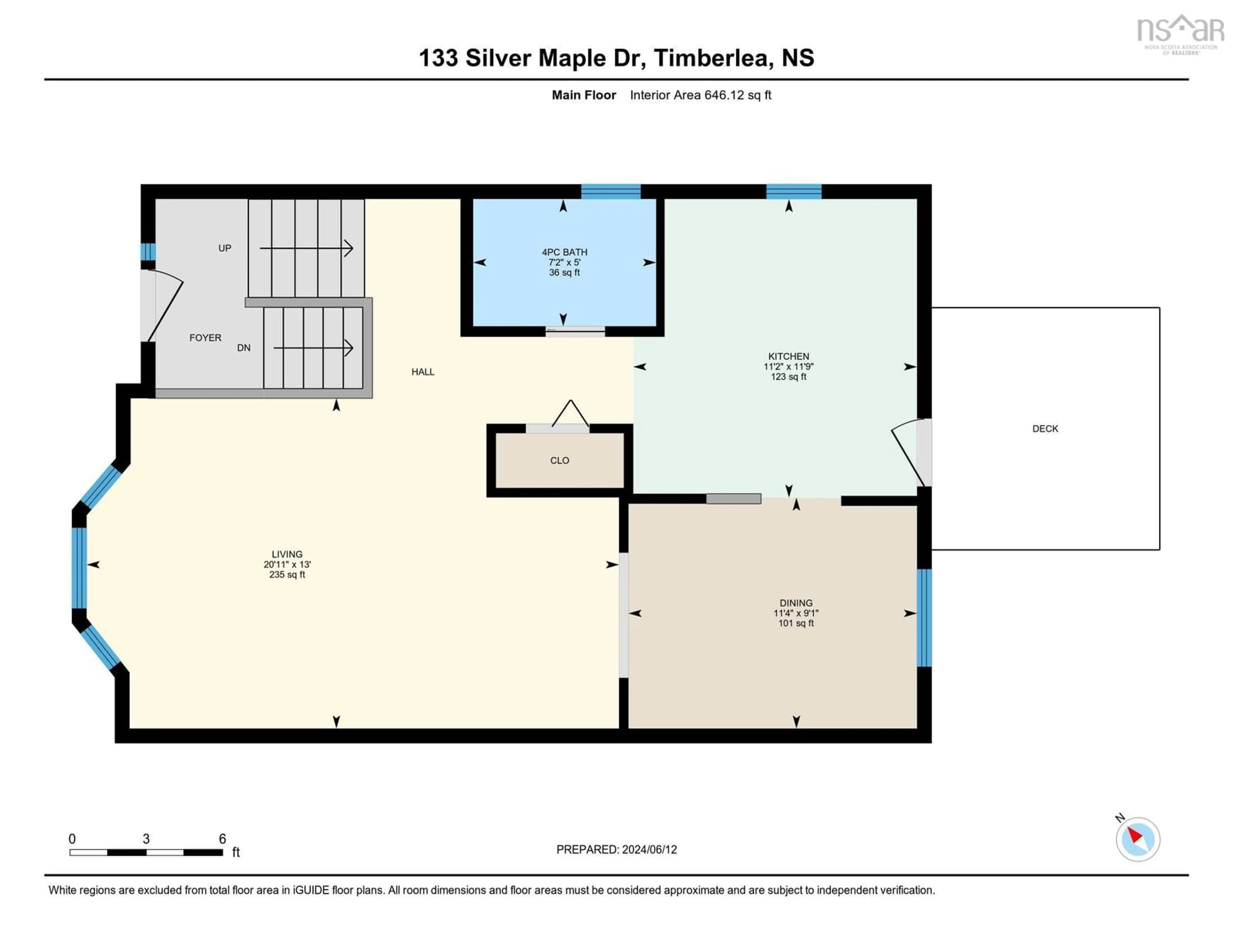Floor plan for 133 Silver Maple Dr, Timberlea Nova Scotia B3T 1H7