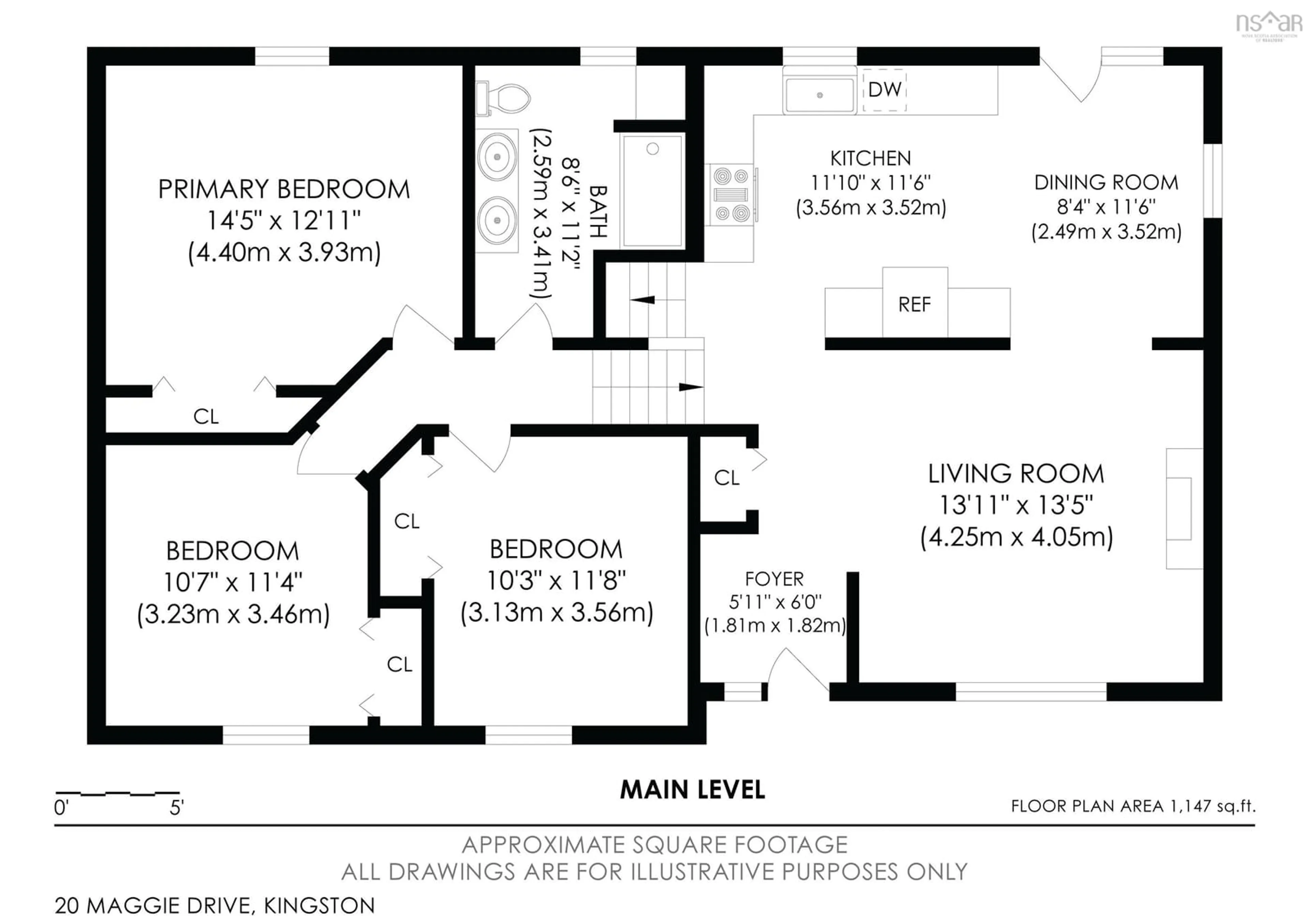 Floor plan for 20 Maggie Dr, Greenwood Nova Scotia B0P 1R0