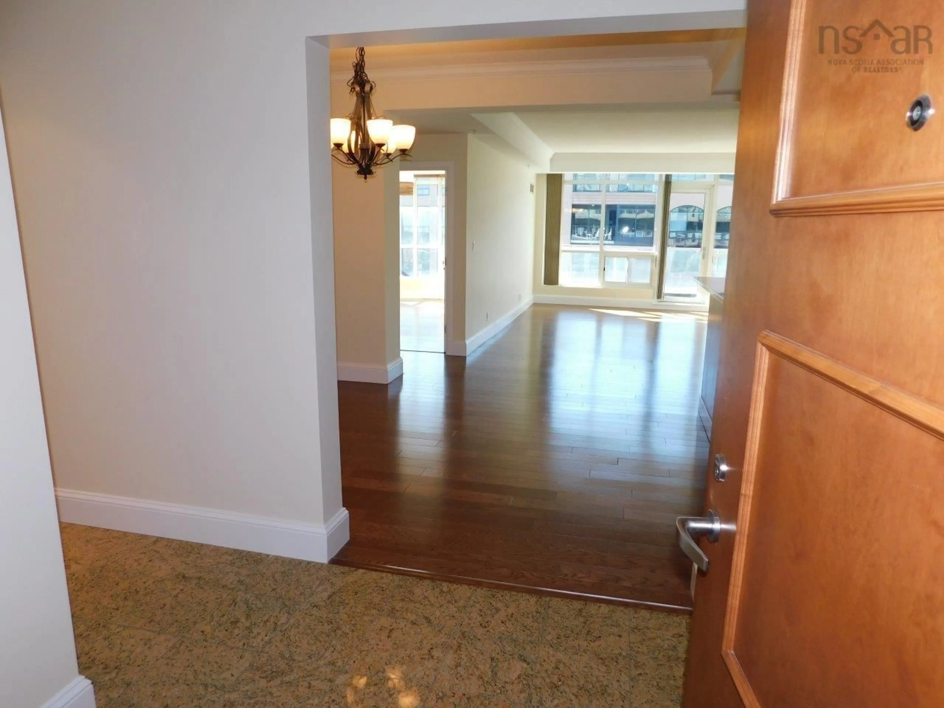 Indoor foyer, wood floors for 1550 Dresden Row #1510, Halifax Peninsula Nova Scotia B3J 4A2