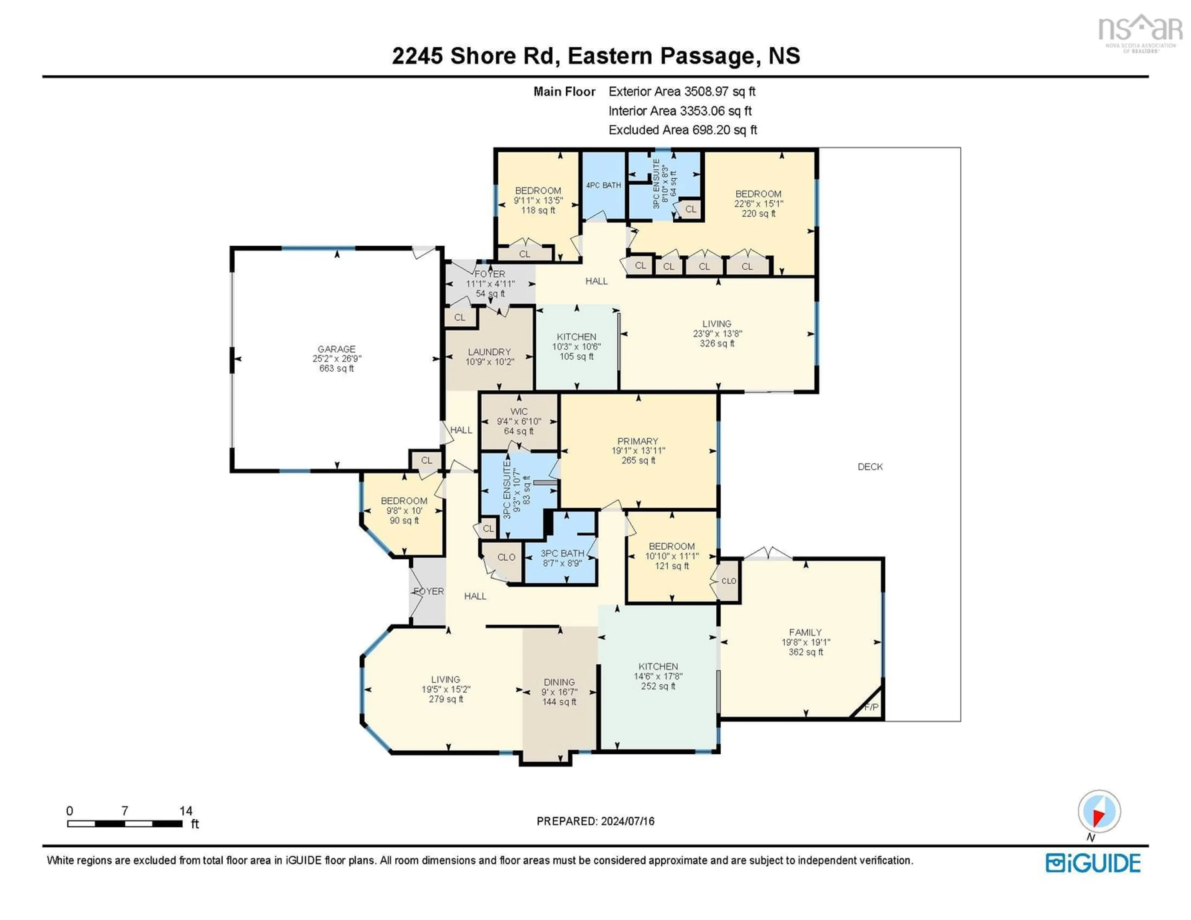 Floor plan for 2245 Shore Rd, Eastern Passage Nova Scotia B3G 1H6