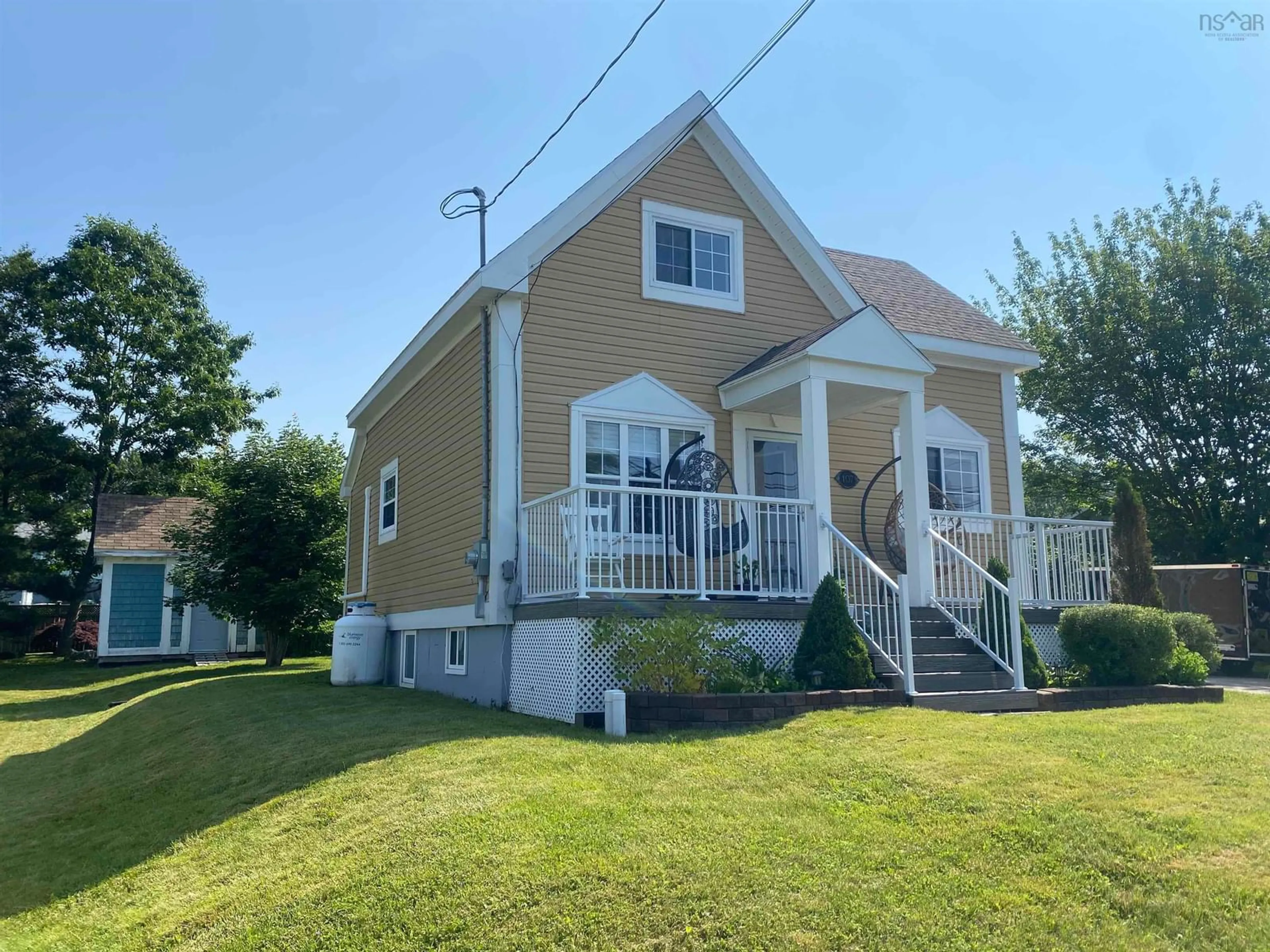 Frontside or backside of a home for 107 Fraser Avenue, Sydney Mines Nova Scotia B1V 2C8