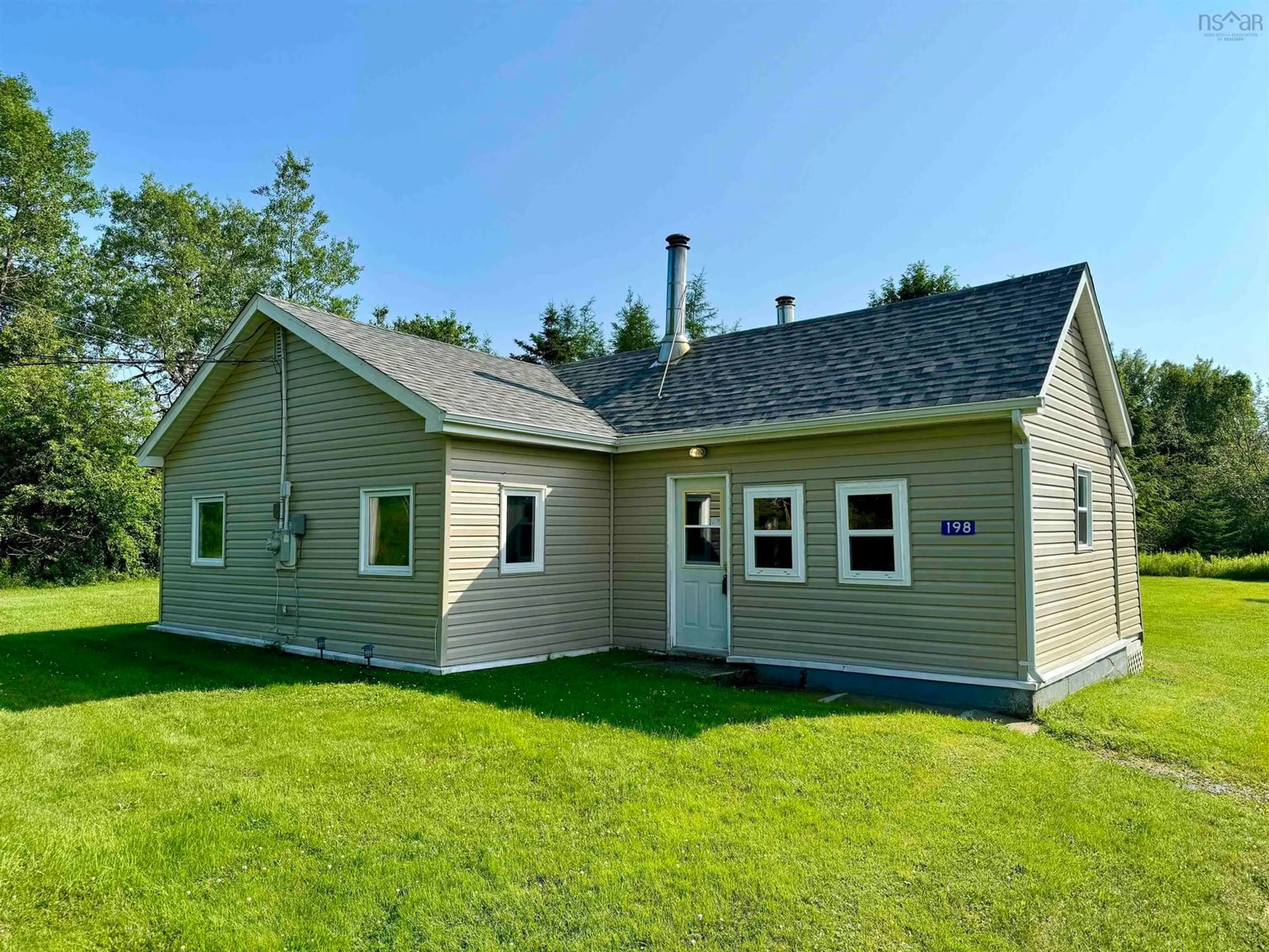 Home with vinyl exterior material for 198 West Ship Harbour Rd, Lake Charlotte Nova Scotia B0J 2L0