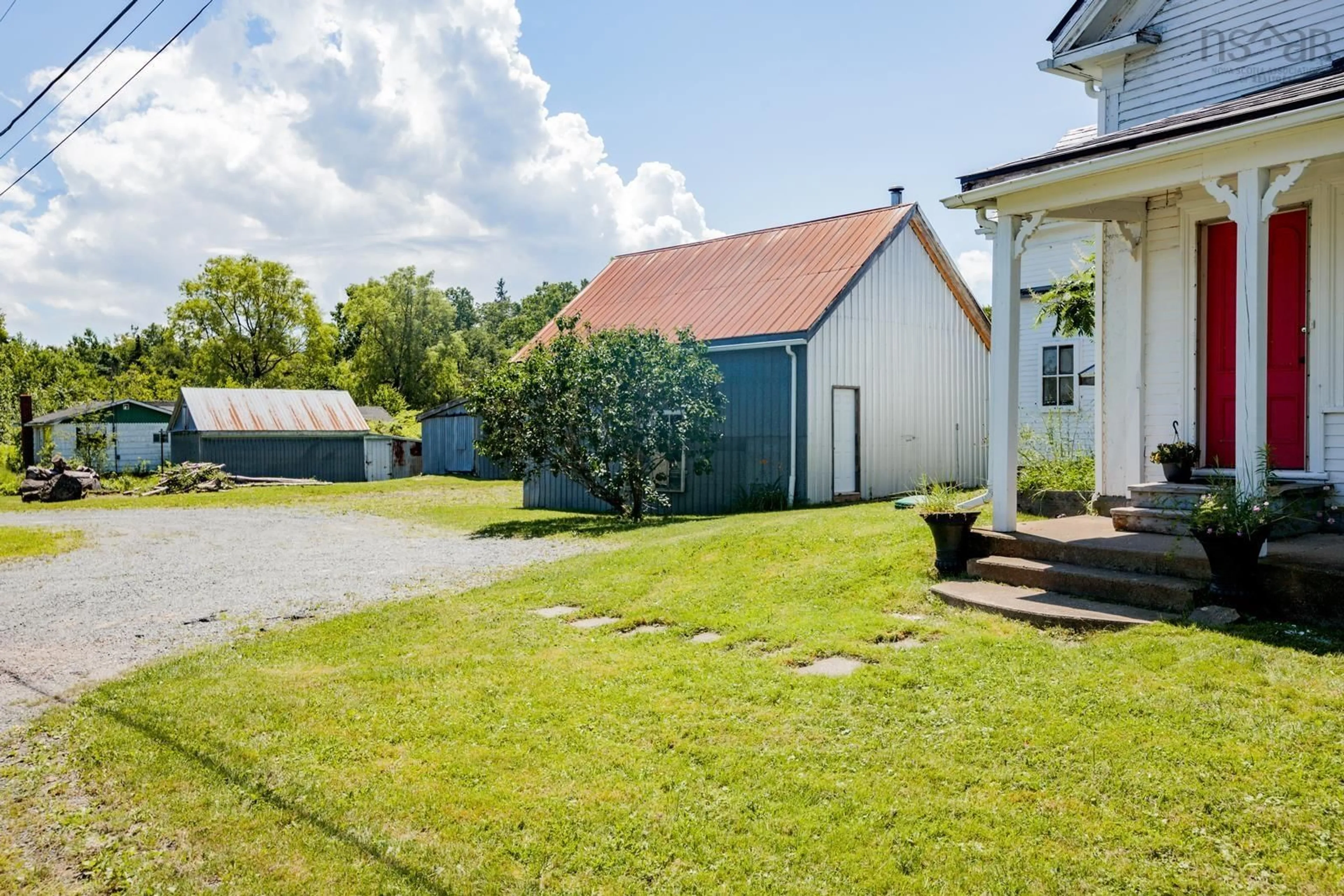 Patio, cottage for 2133 New Cheverie Rd, Cheverie Nova Scotia B0N 2A0