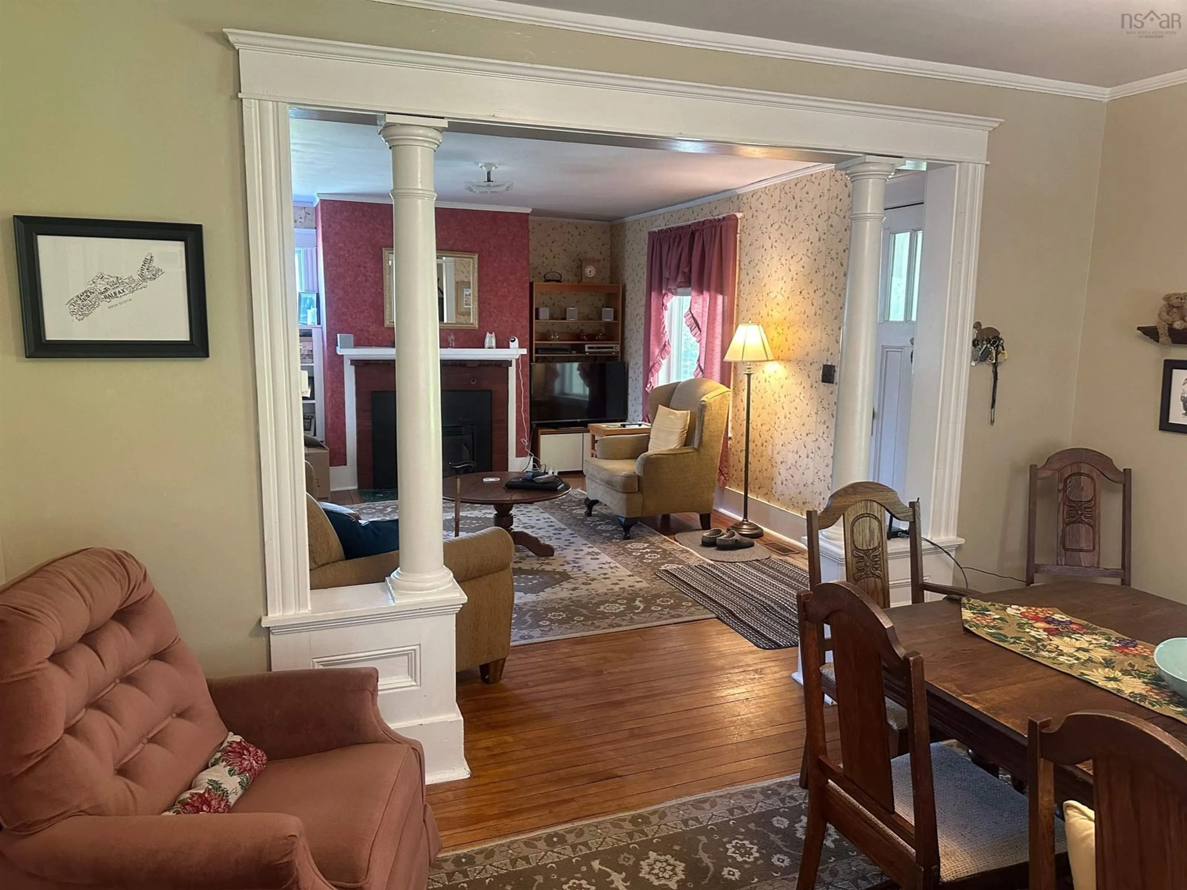 Living room with furniture, unknown for 5103 1 Hwy, Weymouth Nova Scotia B0W 3T0