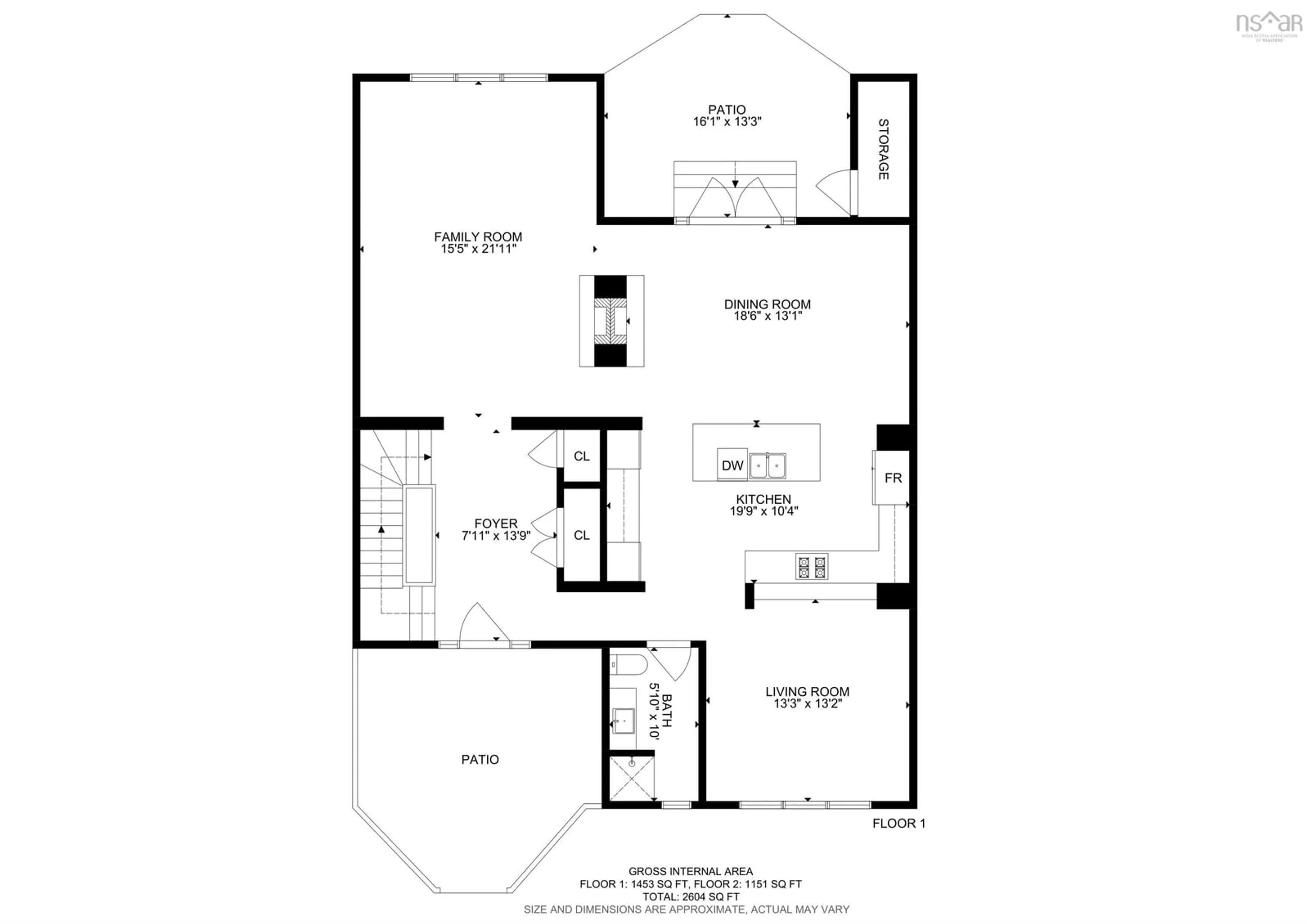 Floor plan for 154 Harbourside Dr, Fox Harbour Nova Scotia B0K 1Y0