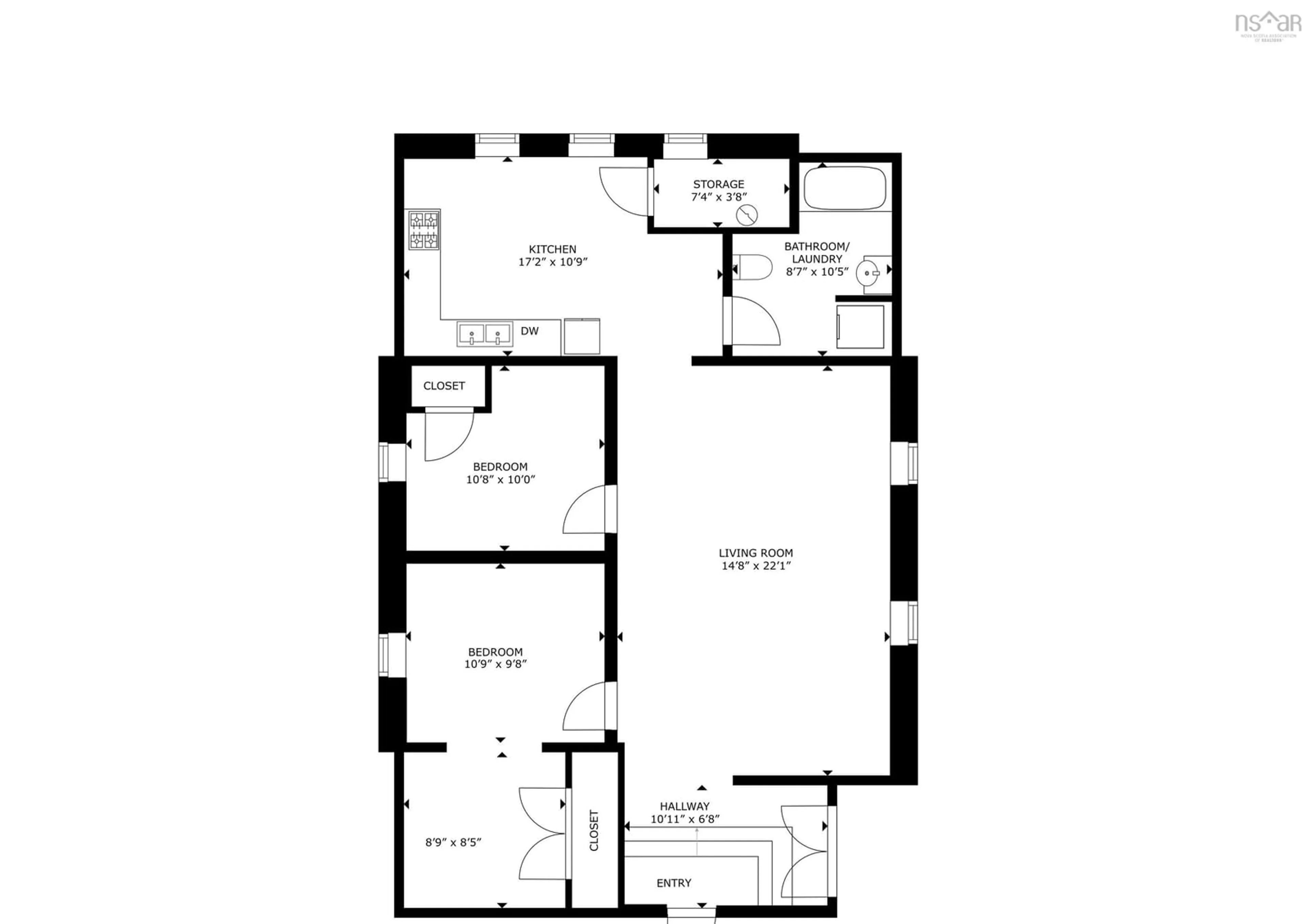 Floor plan for 135 Brunswick St, Truro Nova Scotia B2N 2H5